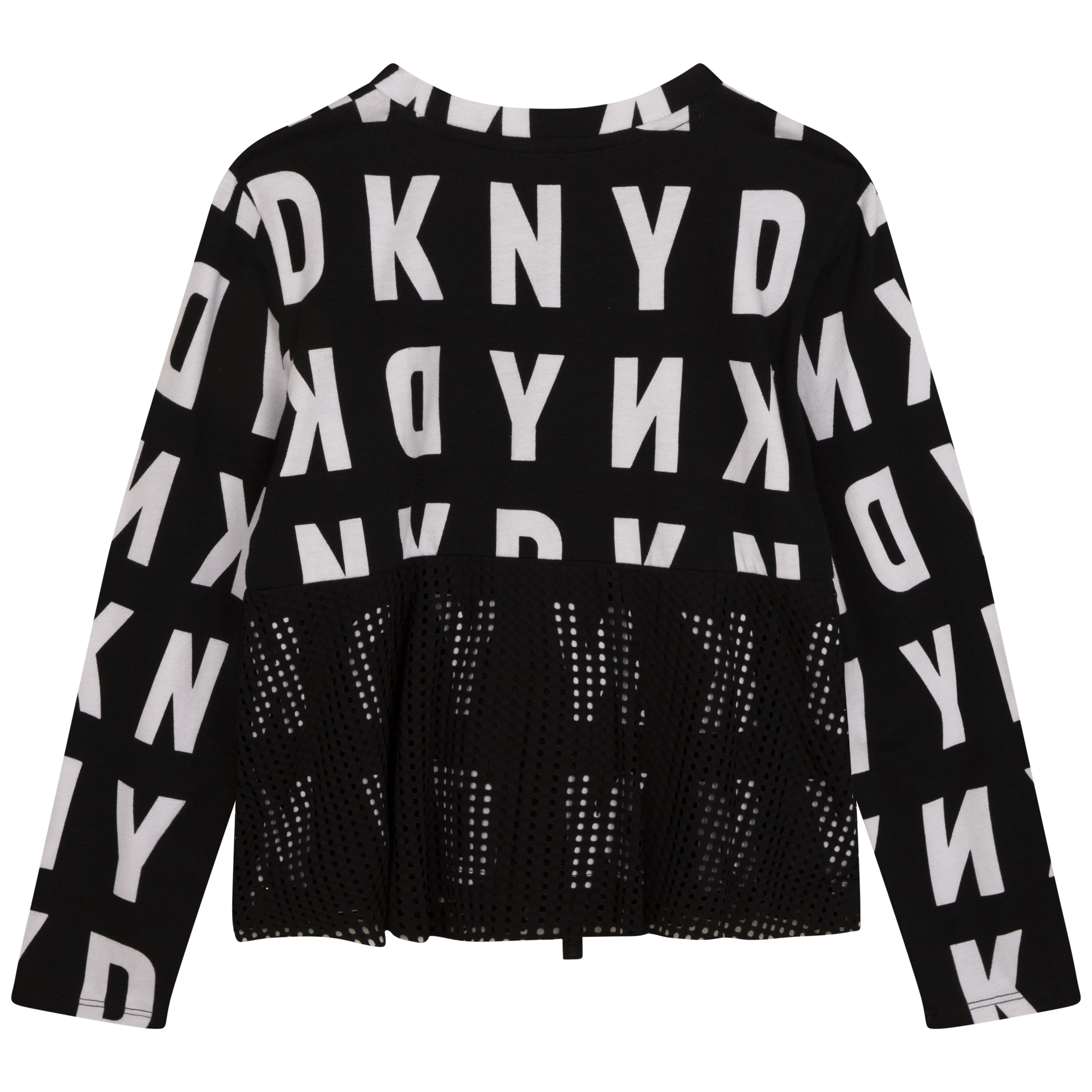 T-shirt bimatière DKNY pour FILLE