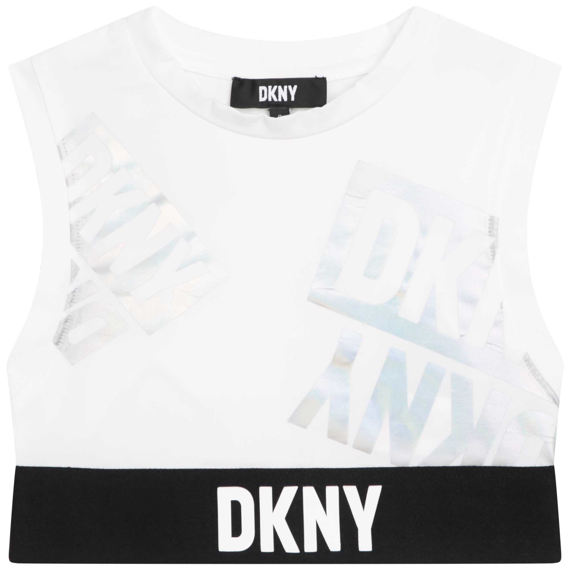 Brassière avec bas élastiqué DKNY pour FILLE
