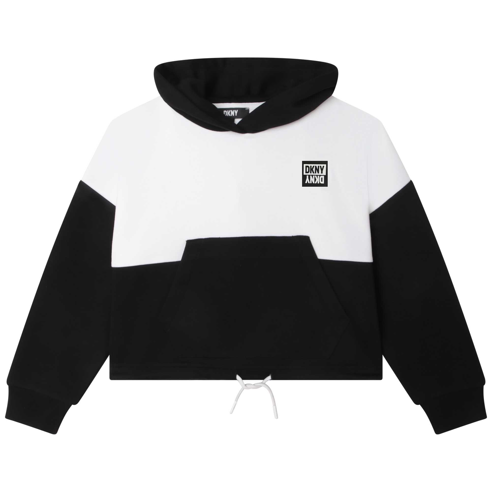 Cropped hooded sweatshirt DKNY for GIRL