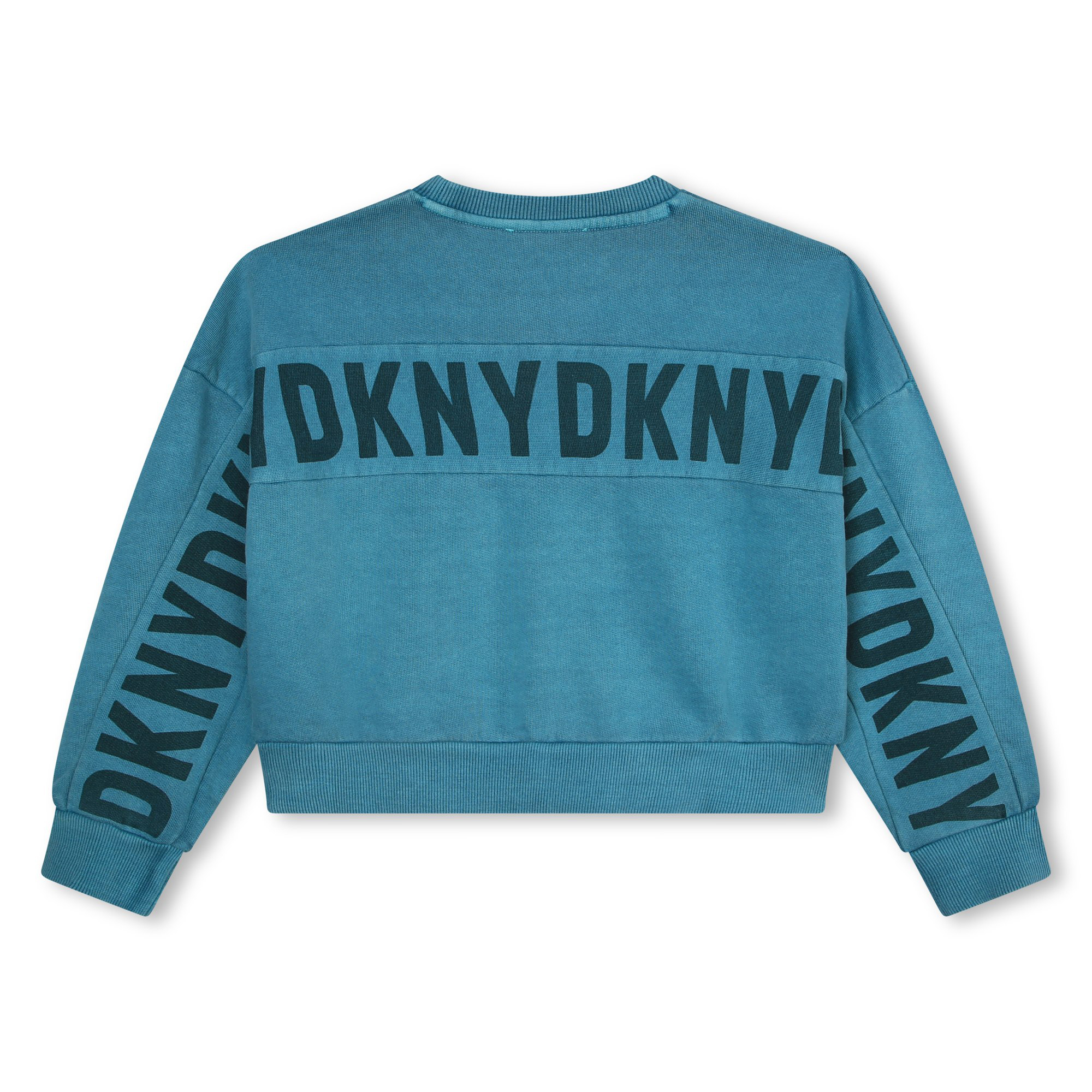 Sweat-shirt molletonné coton DKNY pour FILLE
