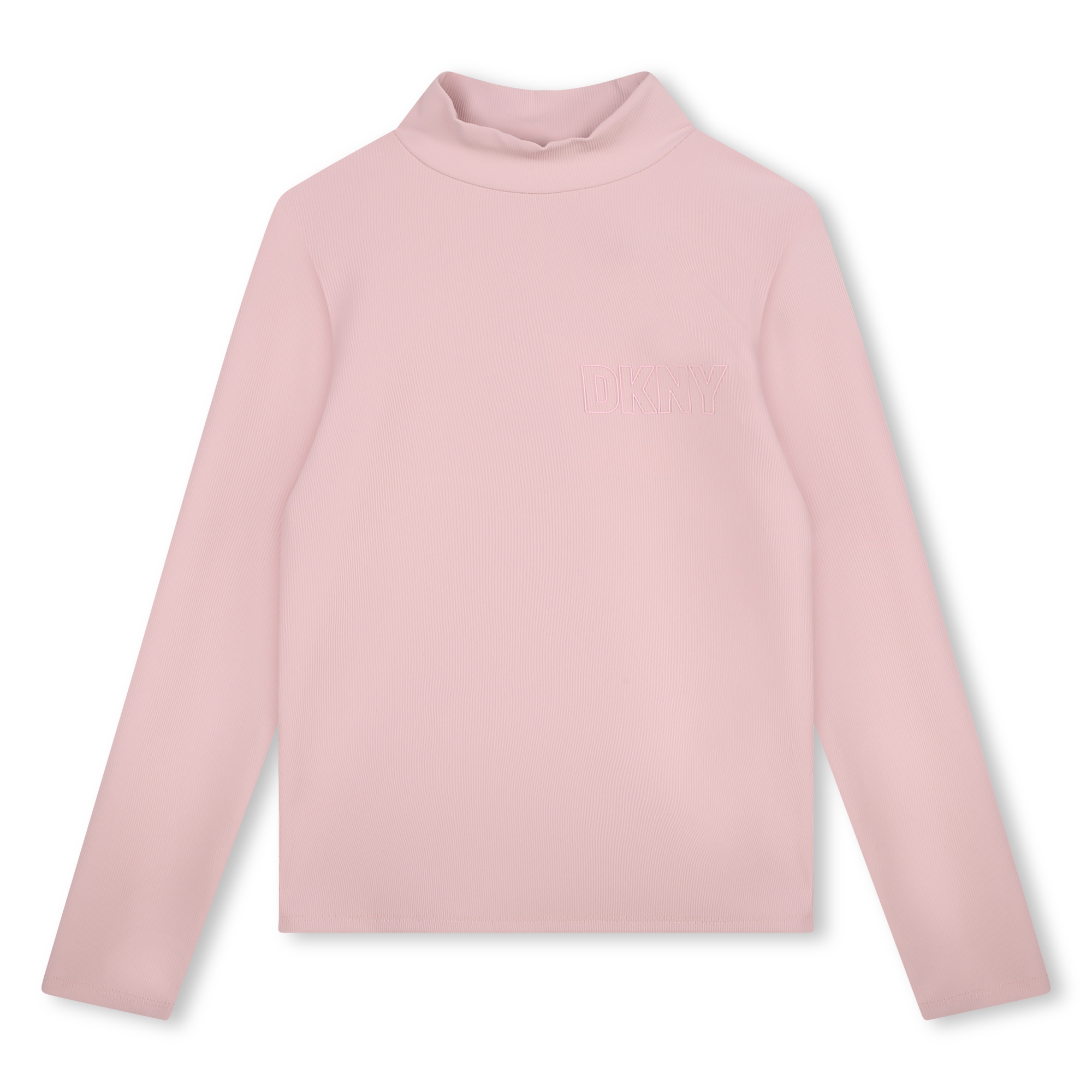 dkny sous-pull à col montant fille 6a rose