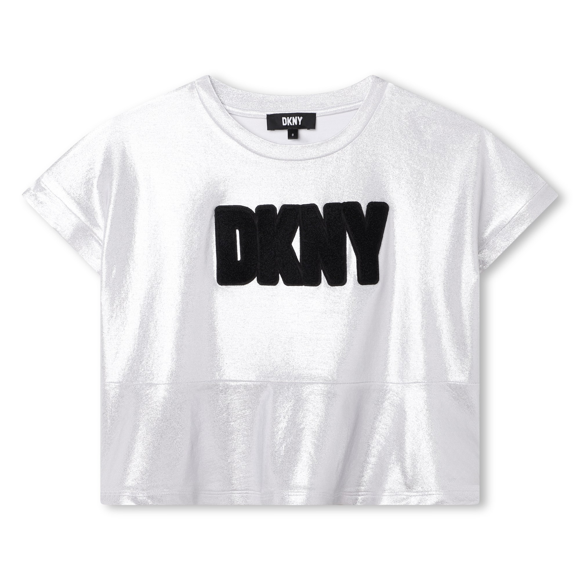 T-shirt elegante metallizzata DKNY Per BAMBINA