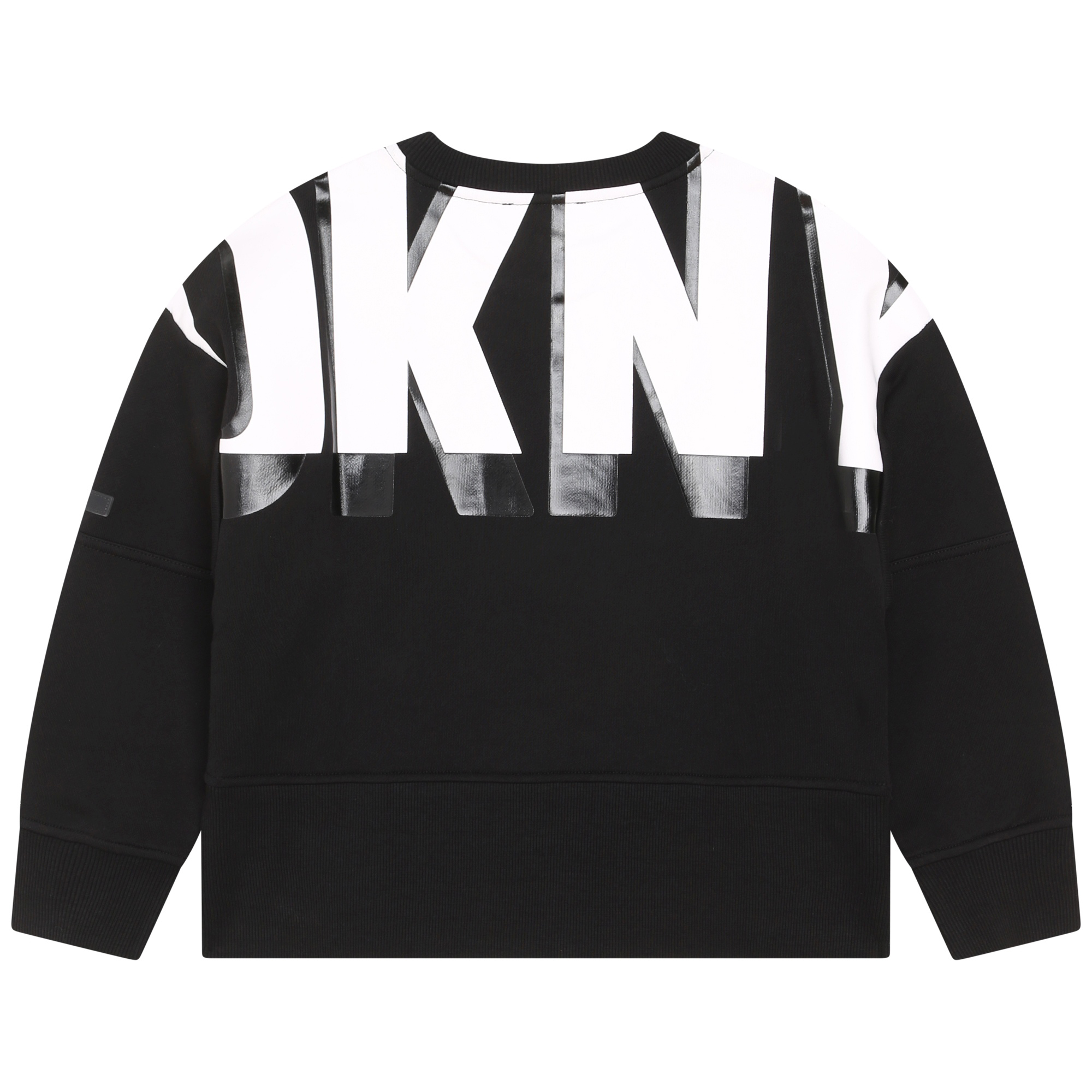 Sweat-shirt en molleton coton DKNY pour FILLE