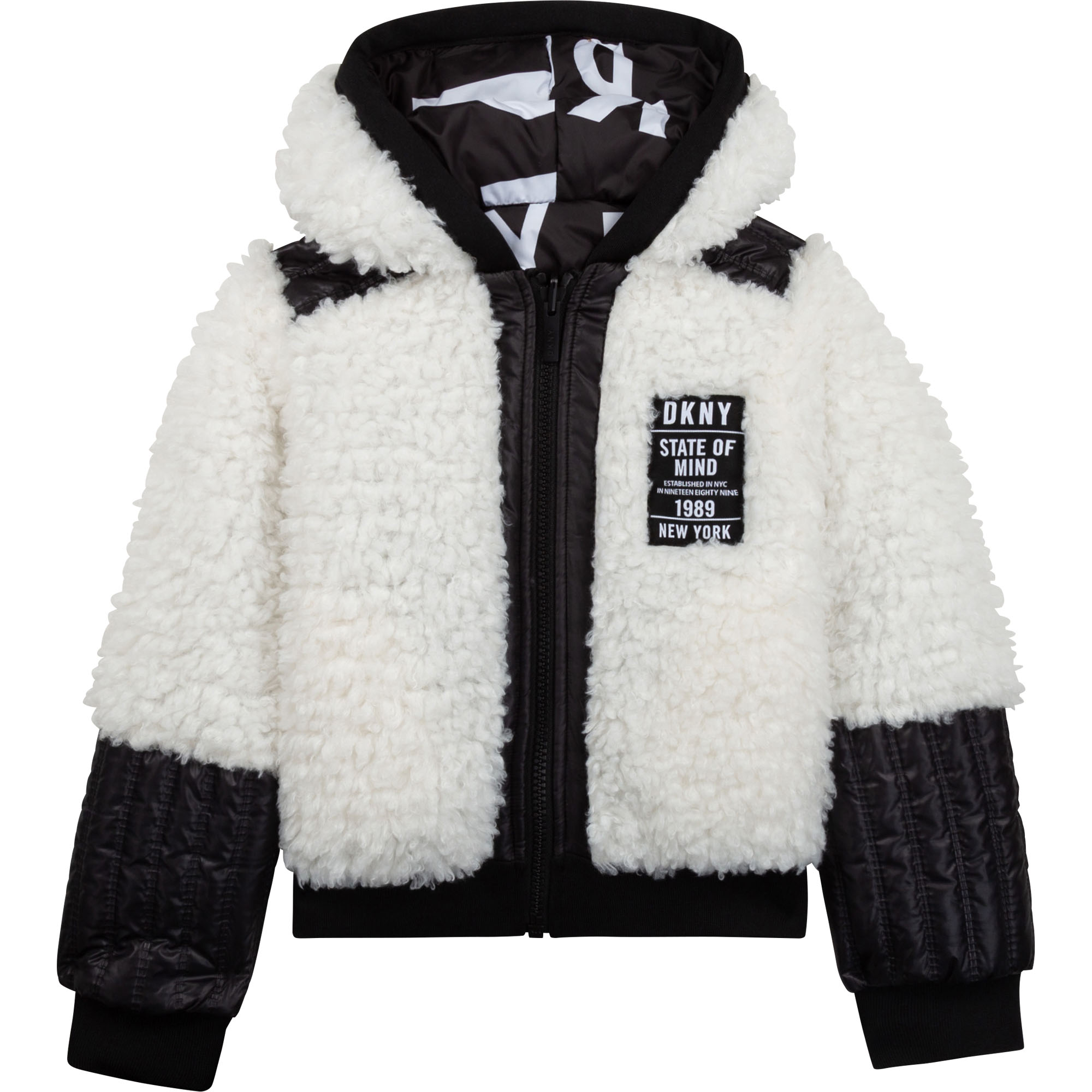 Reversible hooded jacket DKNY for GIRL