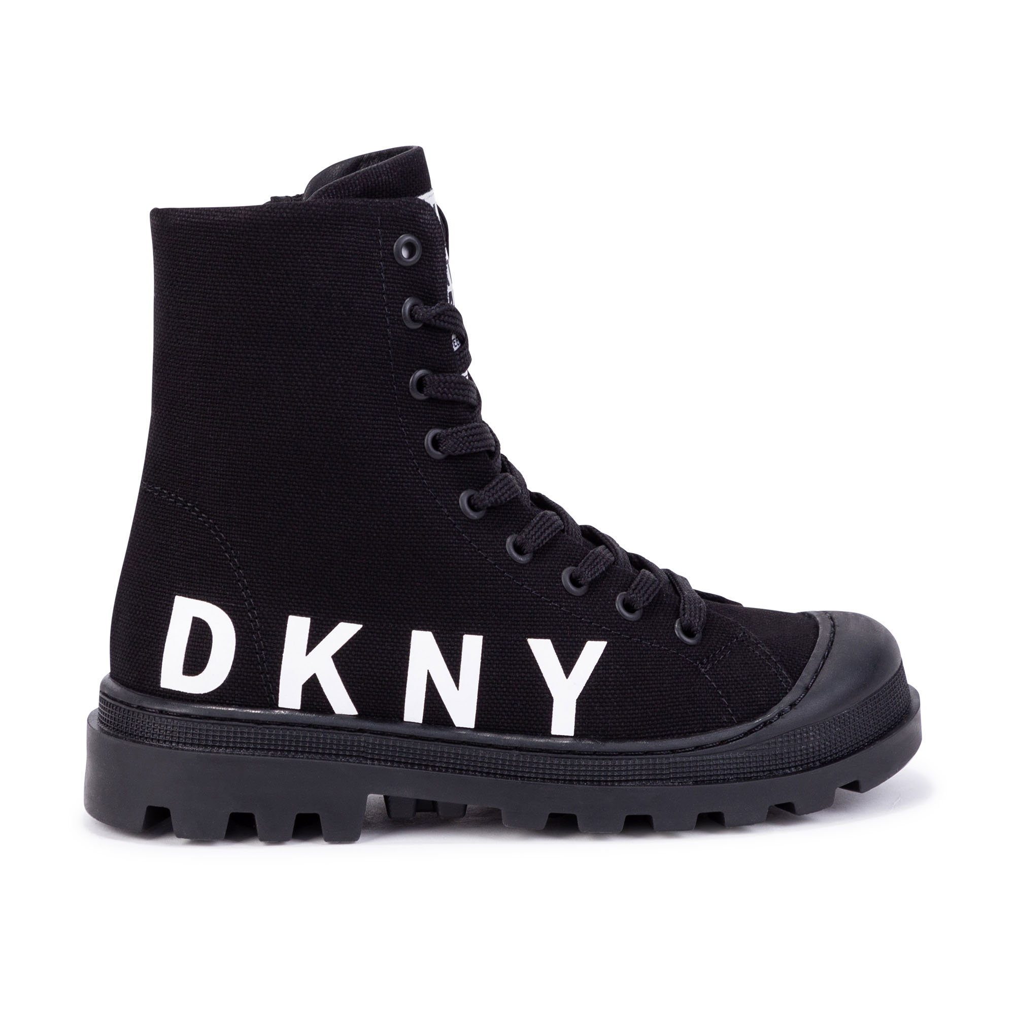 Botines altos con cordones DKNY para NIÑA