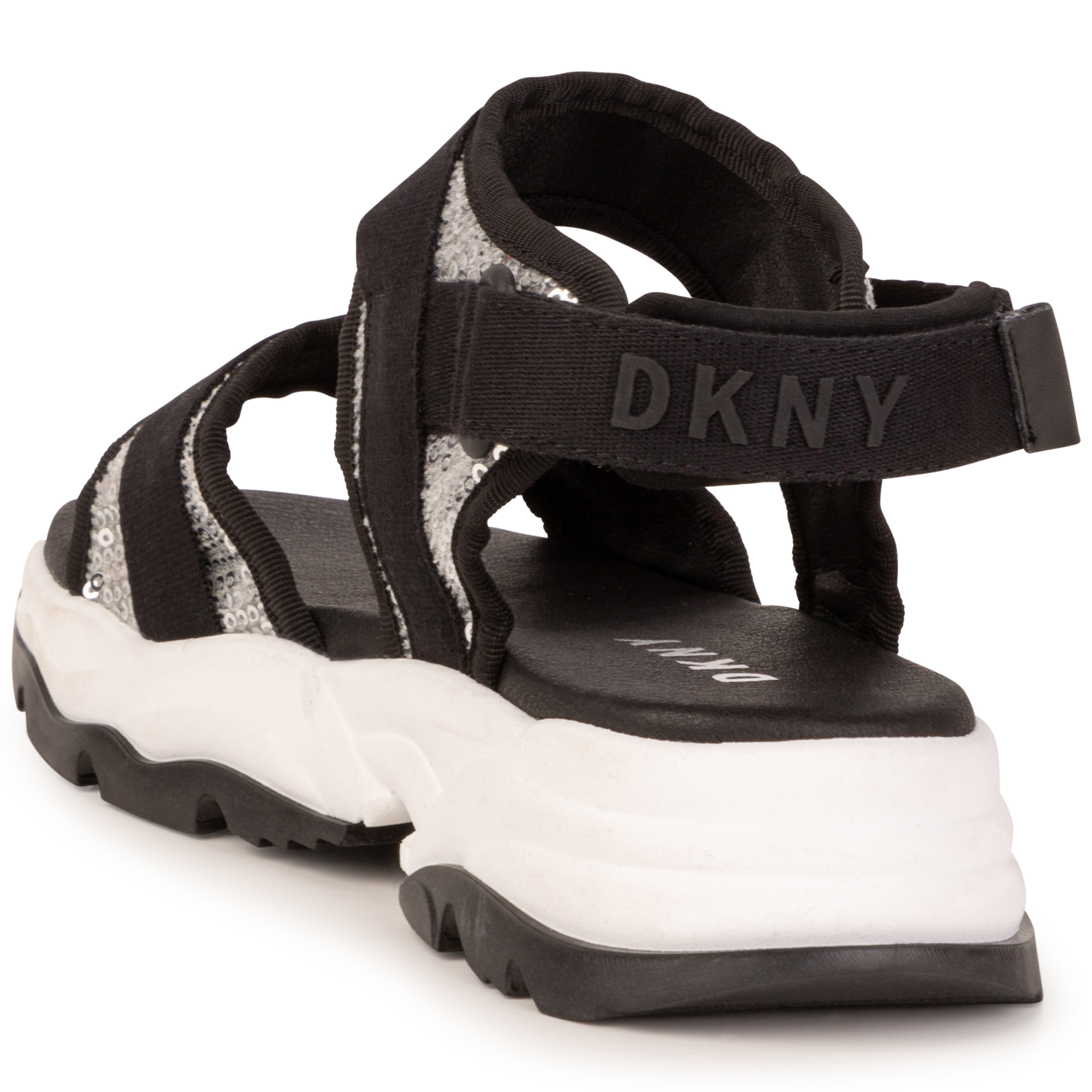 Sandalen in twee materialen DKNY Voor