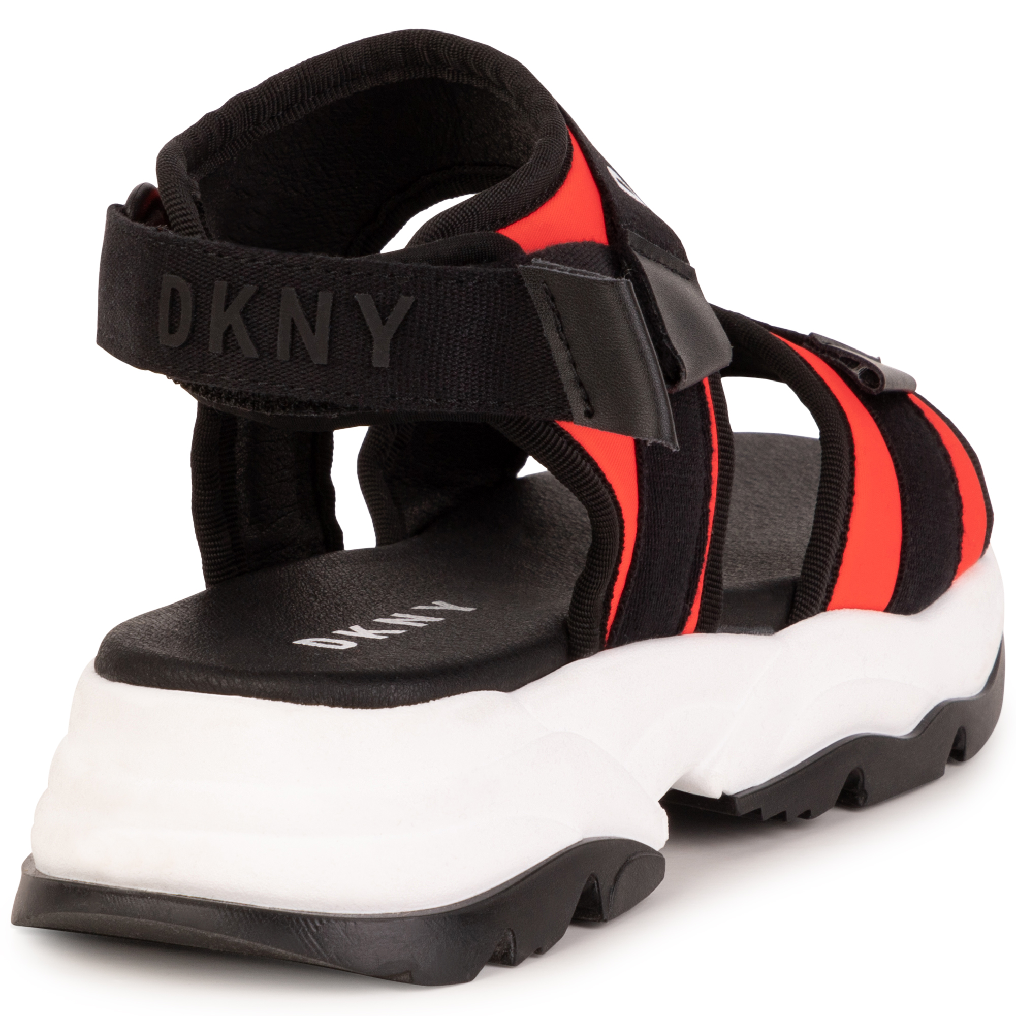 Sandalen in twee materialen DKNY Voor