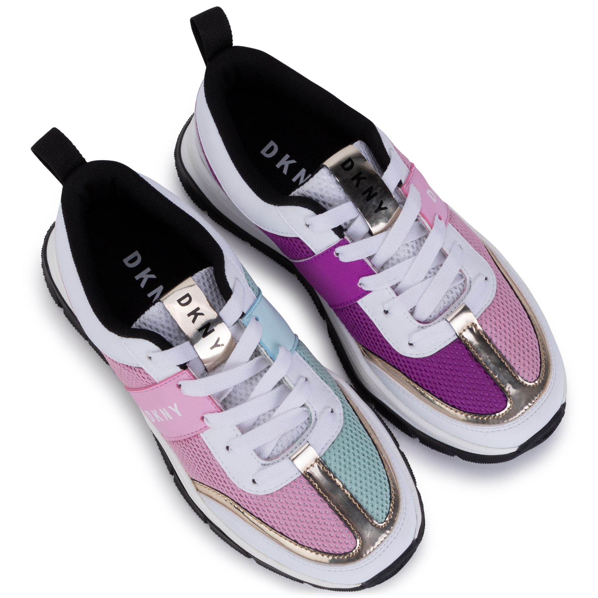 Sneakers asimmetriche multicolore DKNY Per BAMBINA
