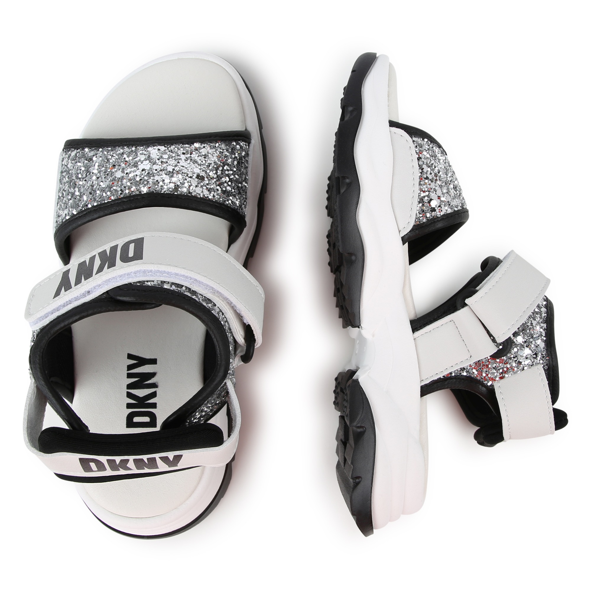 Hook-and-loop fastened sandals DKNY for GIRL