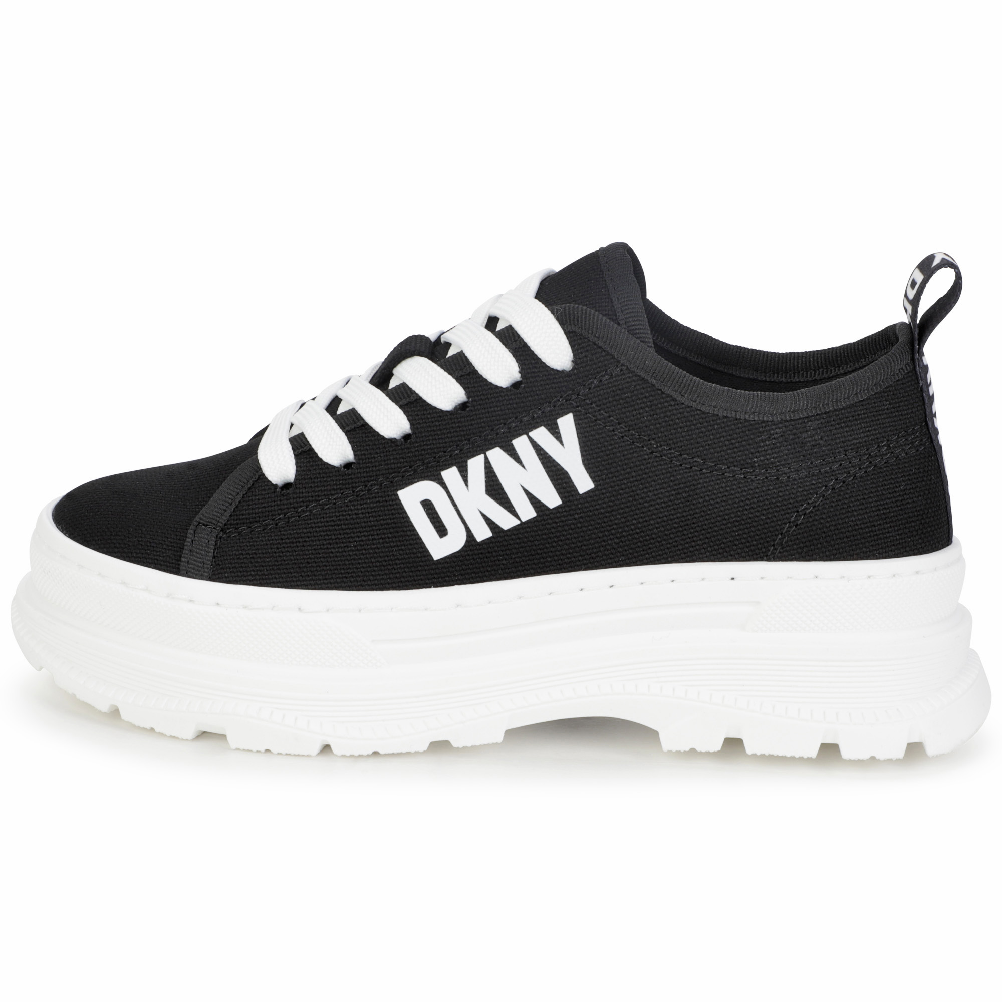 Canvas lace-up trainers DKNY for GIRL