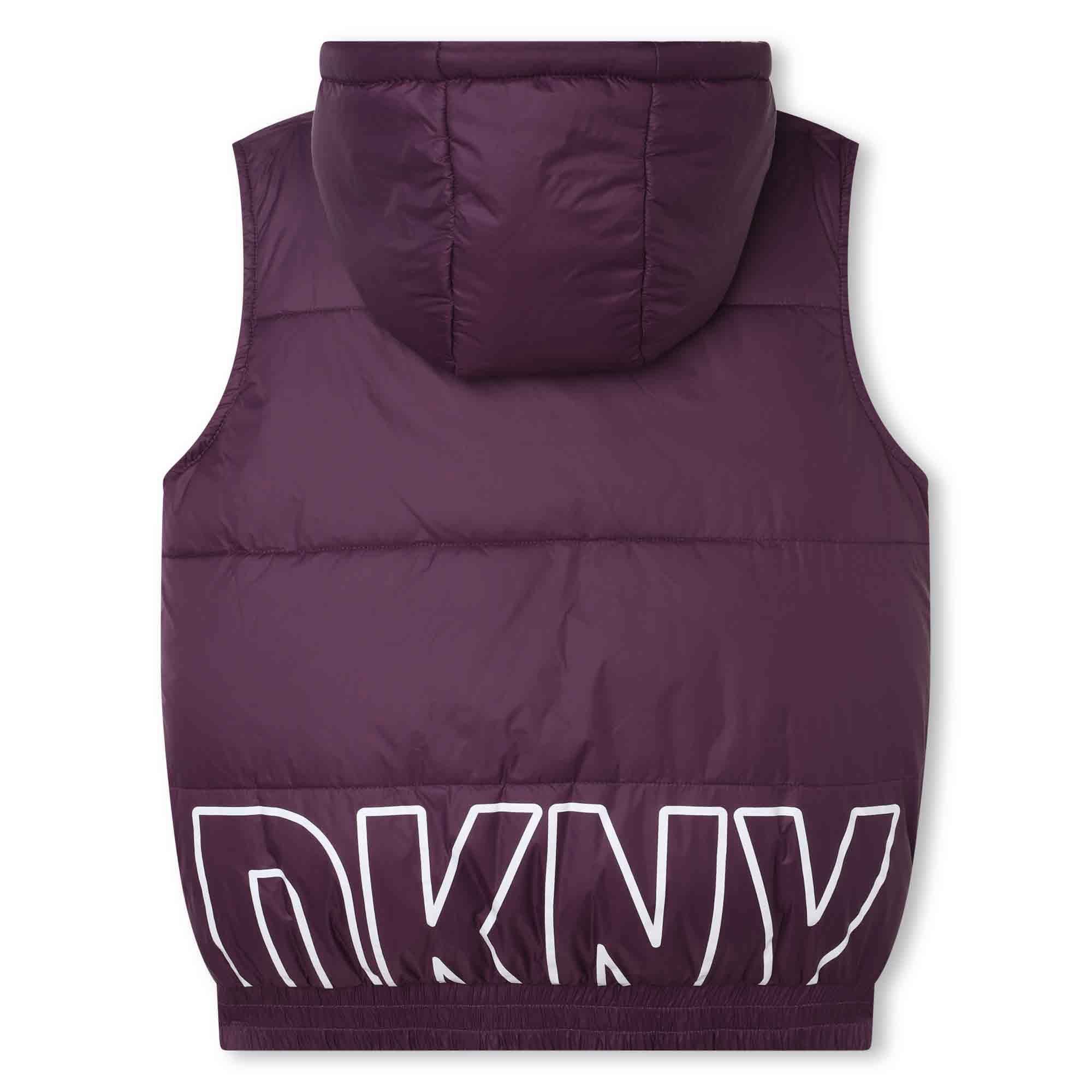 Mouwloze anorak met capuchon DKNY Voor