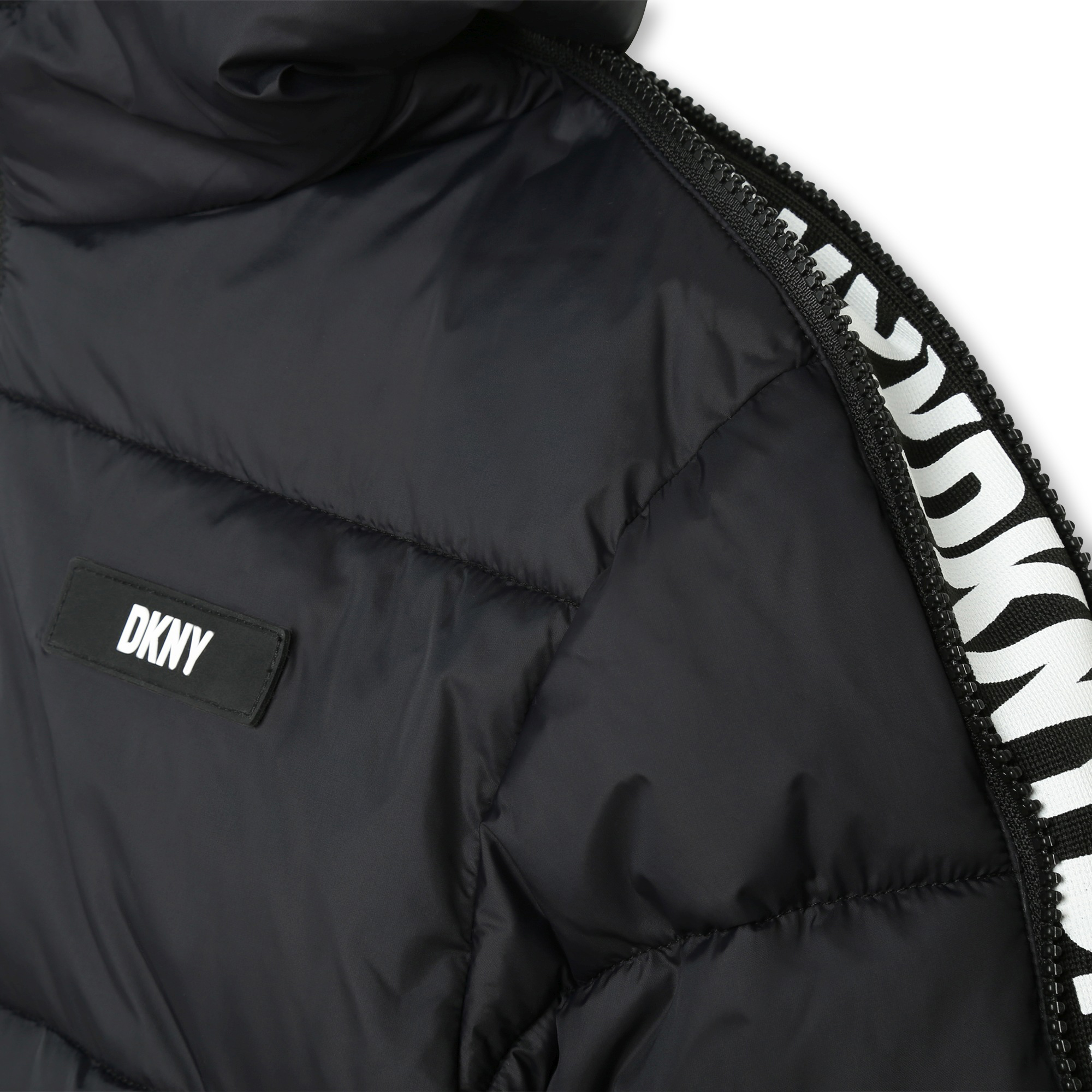 Hooded puffer jacket DKNY for UNISEX