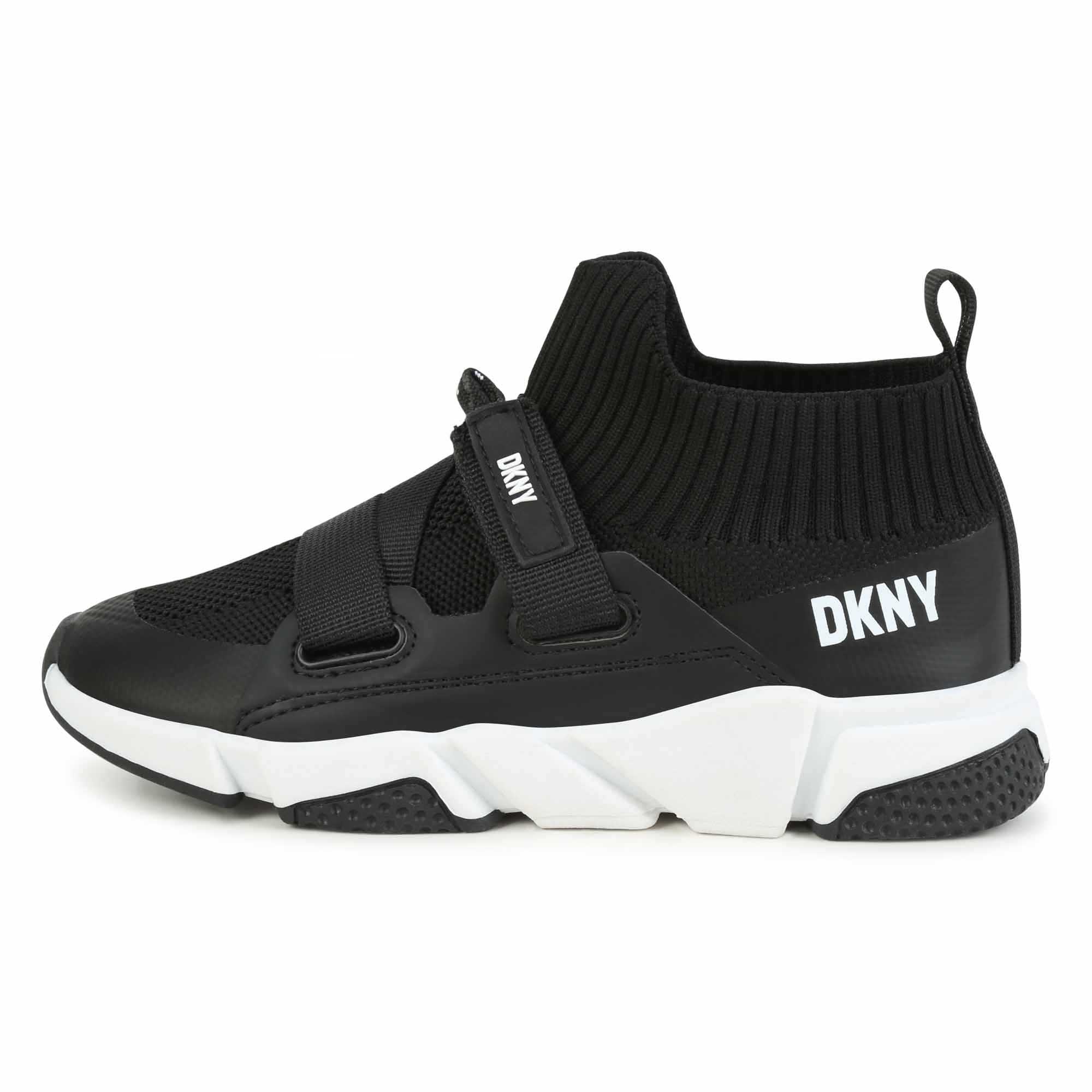 Hook-and-loop sock trainers DKNY for UNISEX