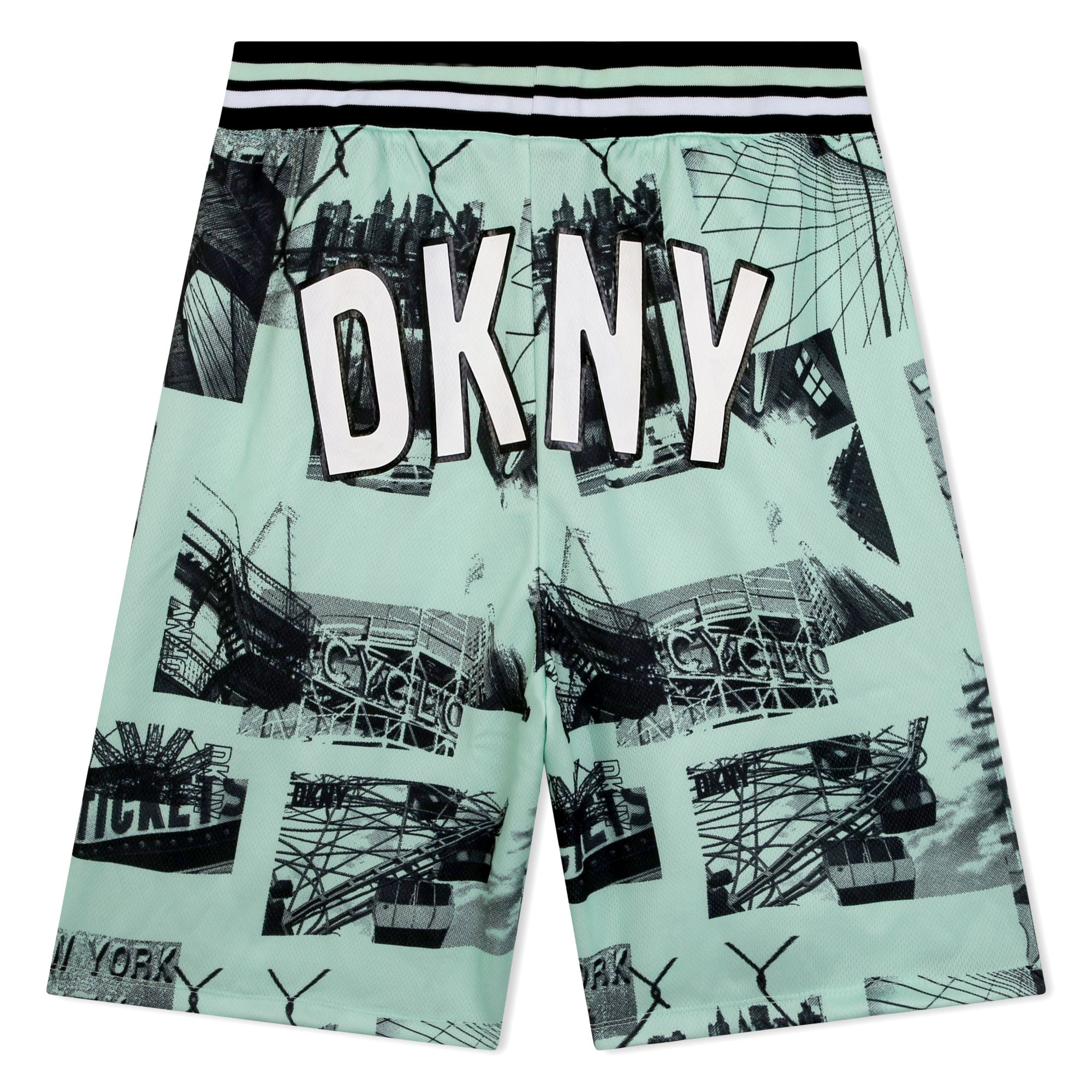 Shorts aus Mesh mit Print DKNY Für JUNGE