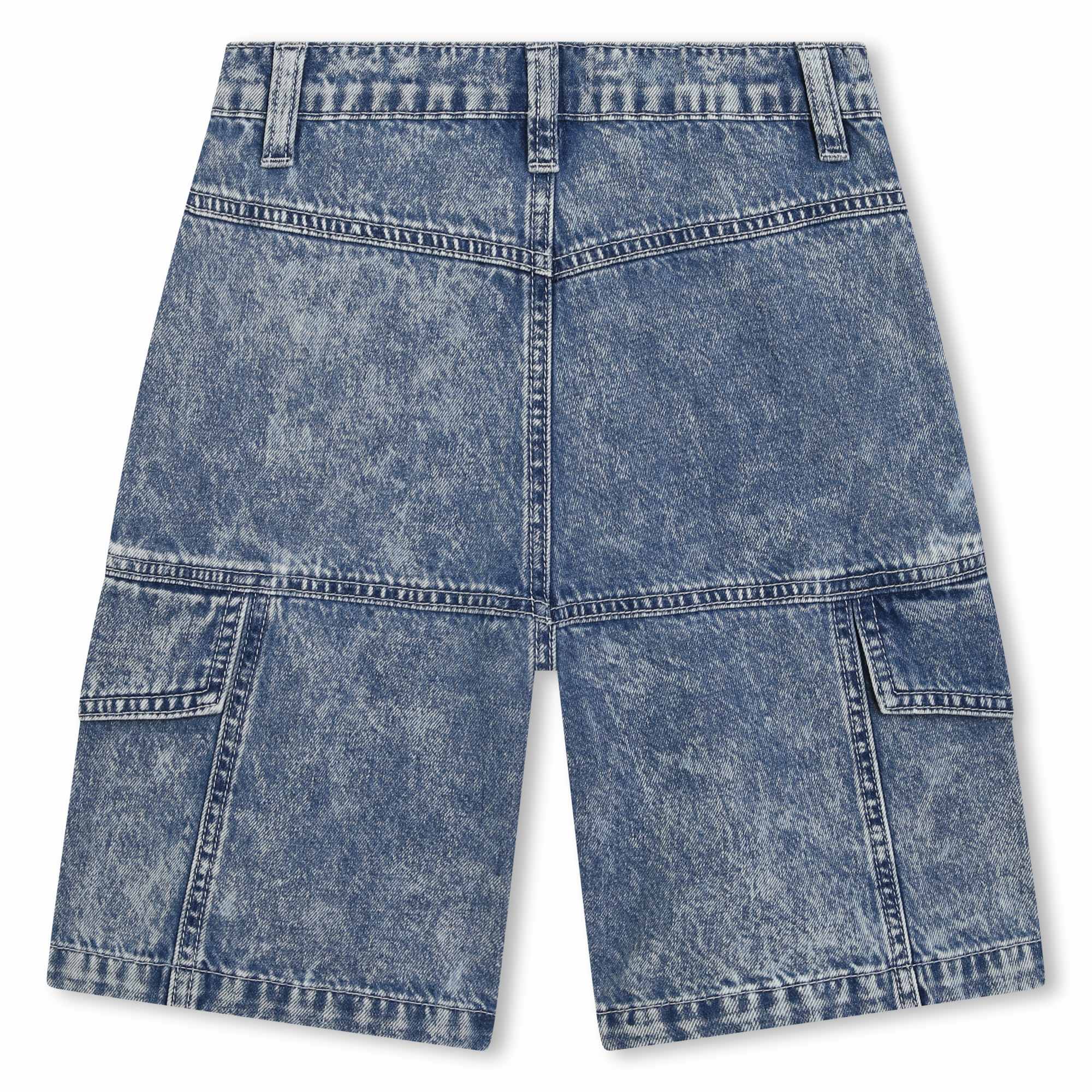 Shorts regolabili in jeans DKNY Per RAGAZZO