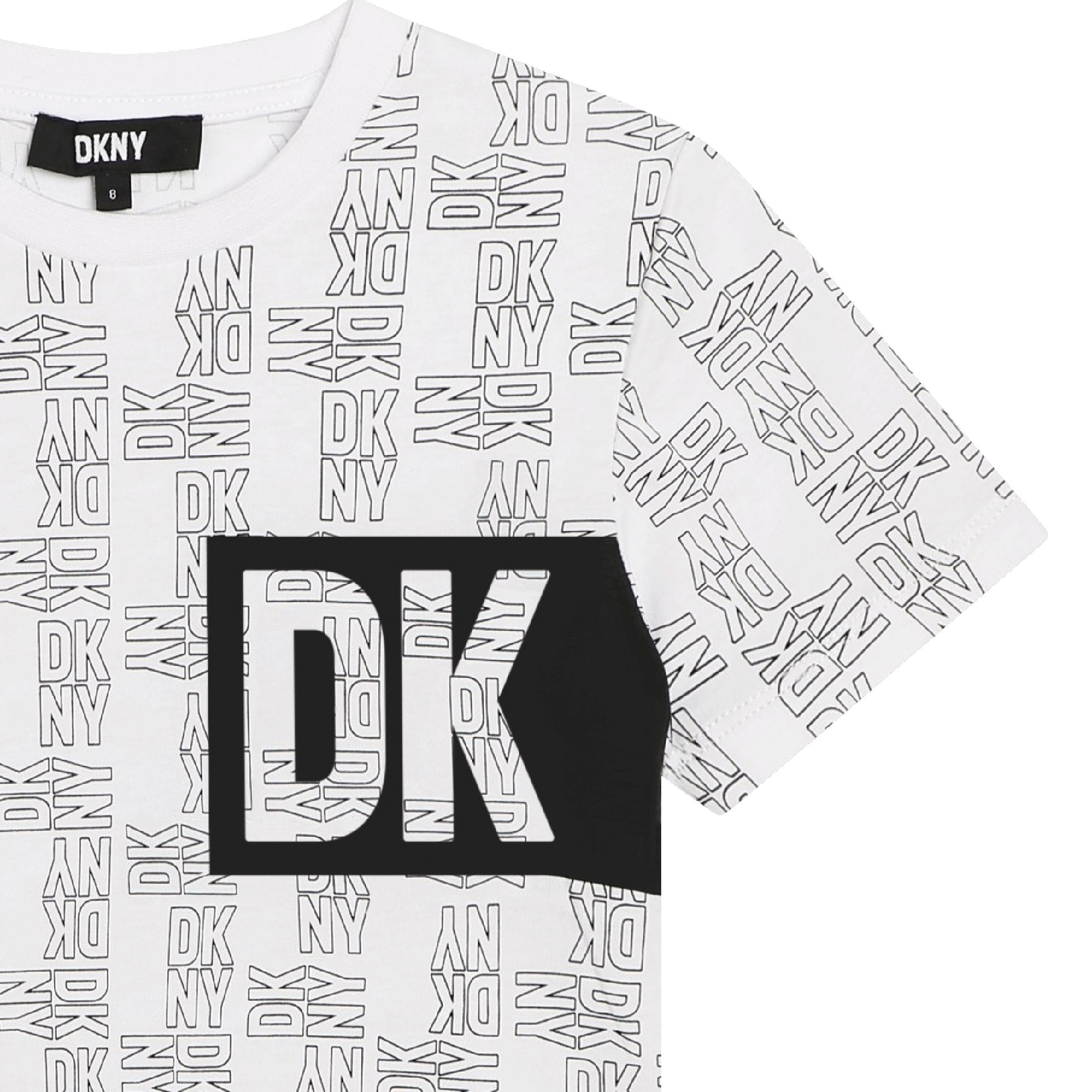 Camiseta unisex de algodón DKNY para UNISEXO