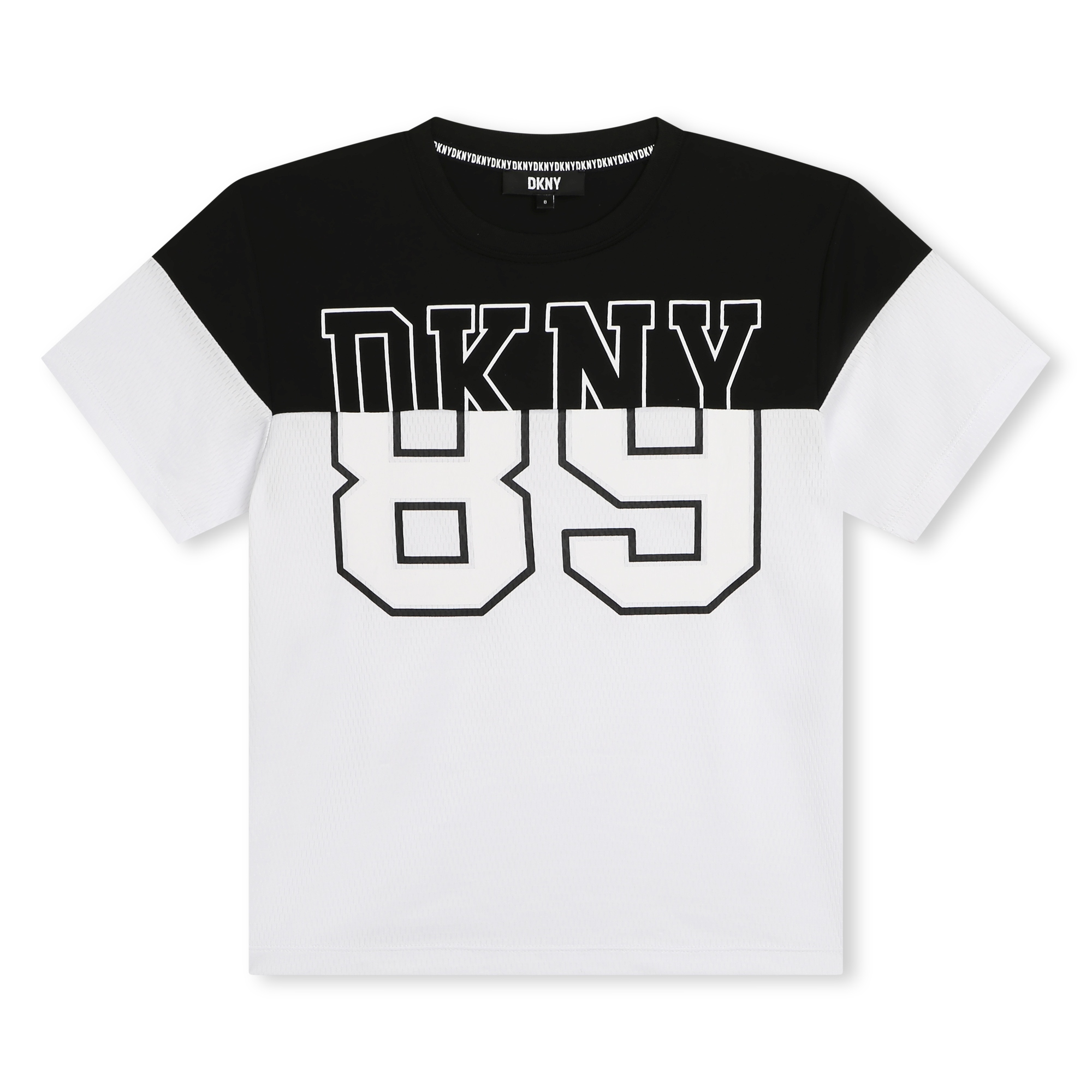 T-shirt bicolore unisexe DKNY pour UNISEXE
