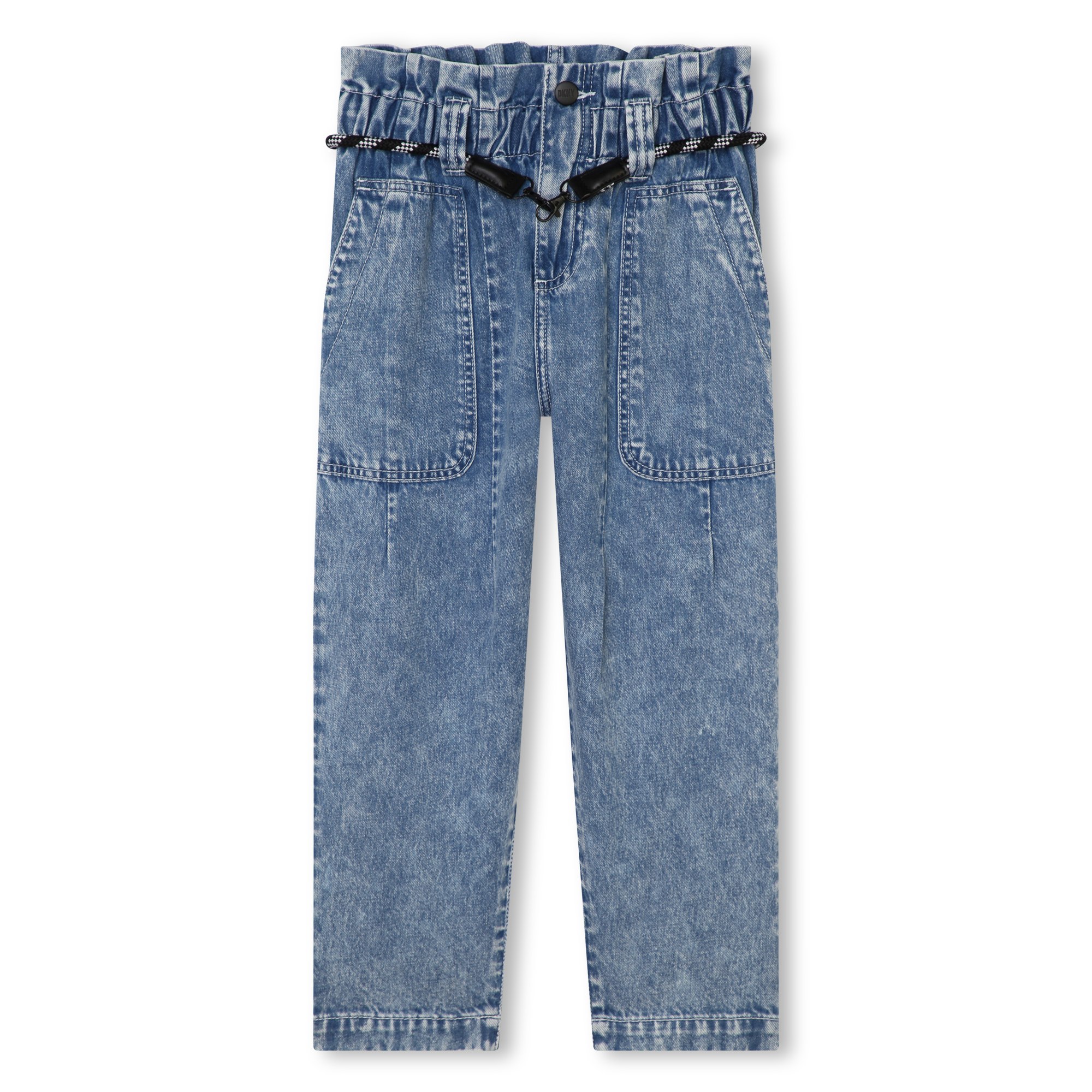 Pantalon en jean avec ceinture DKNY pour FILLE