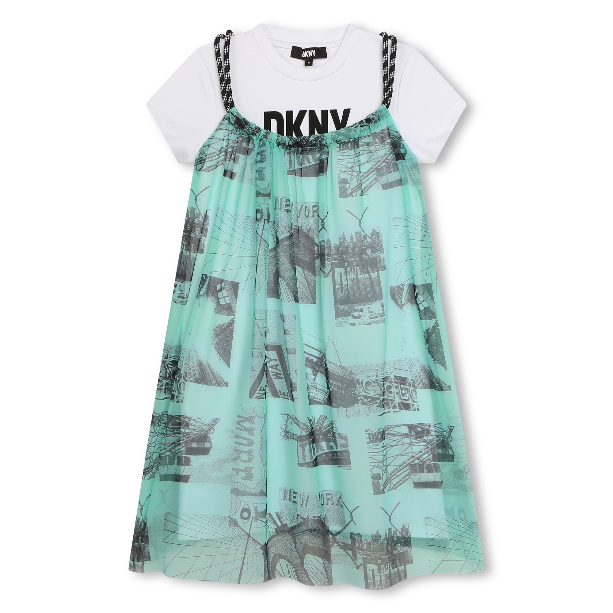2-in-1 dress with straps DKNY for GIRL