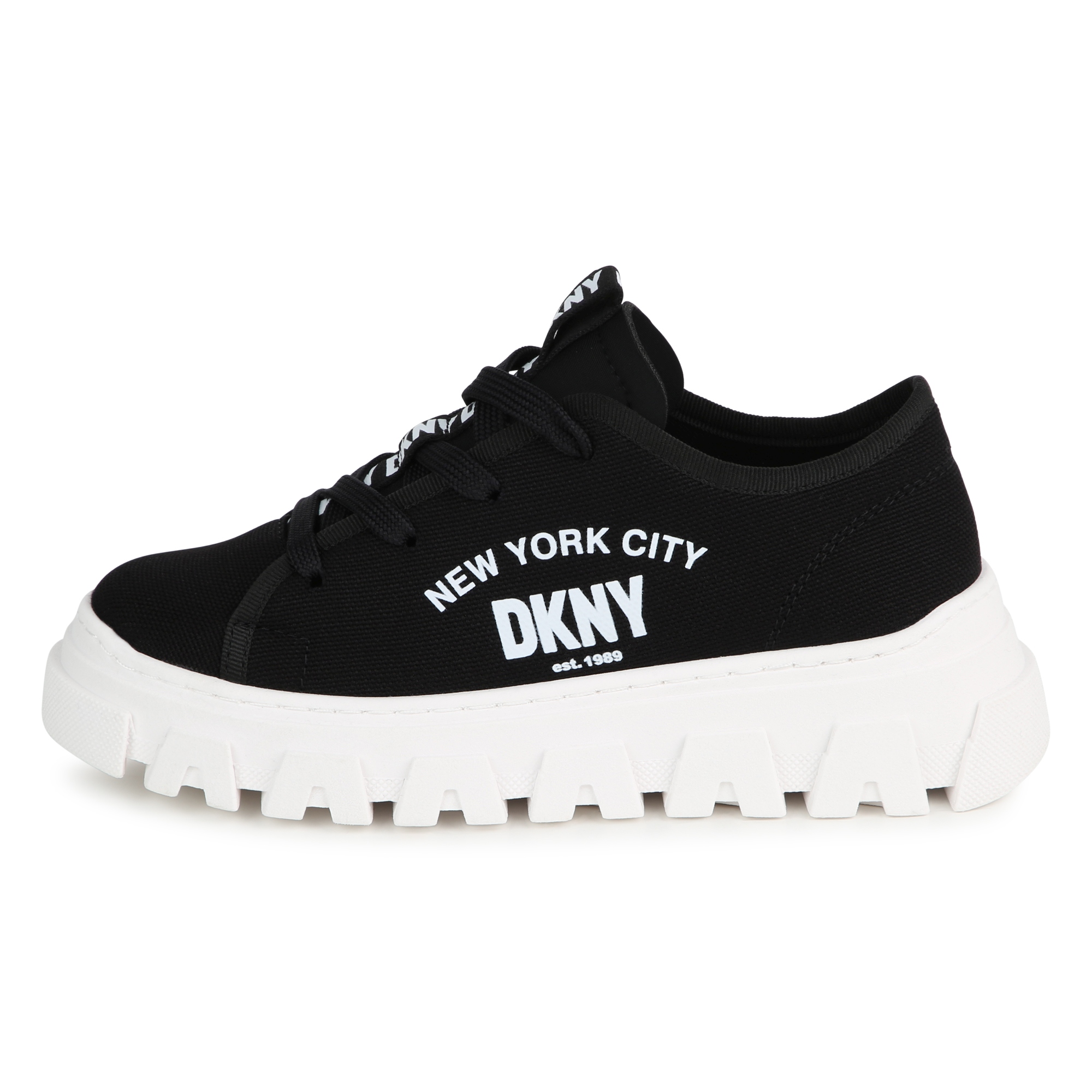 Sneakers in tela DKNY Per BAMBINA