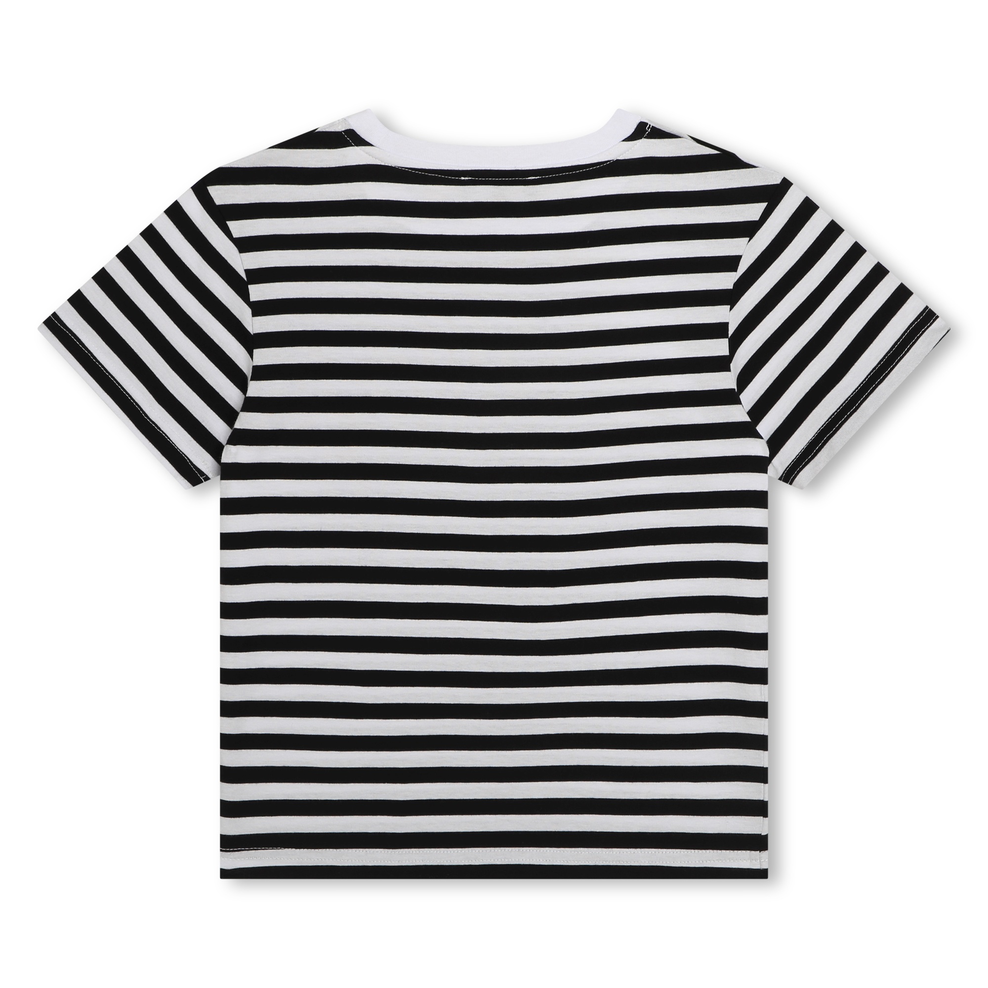 Camiseta de algodón y rayas DKNY para NIÑO