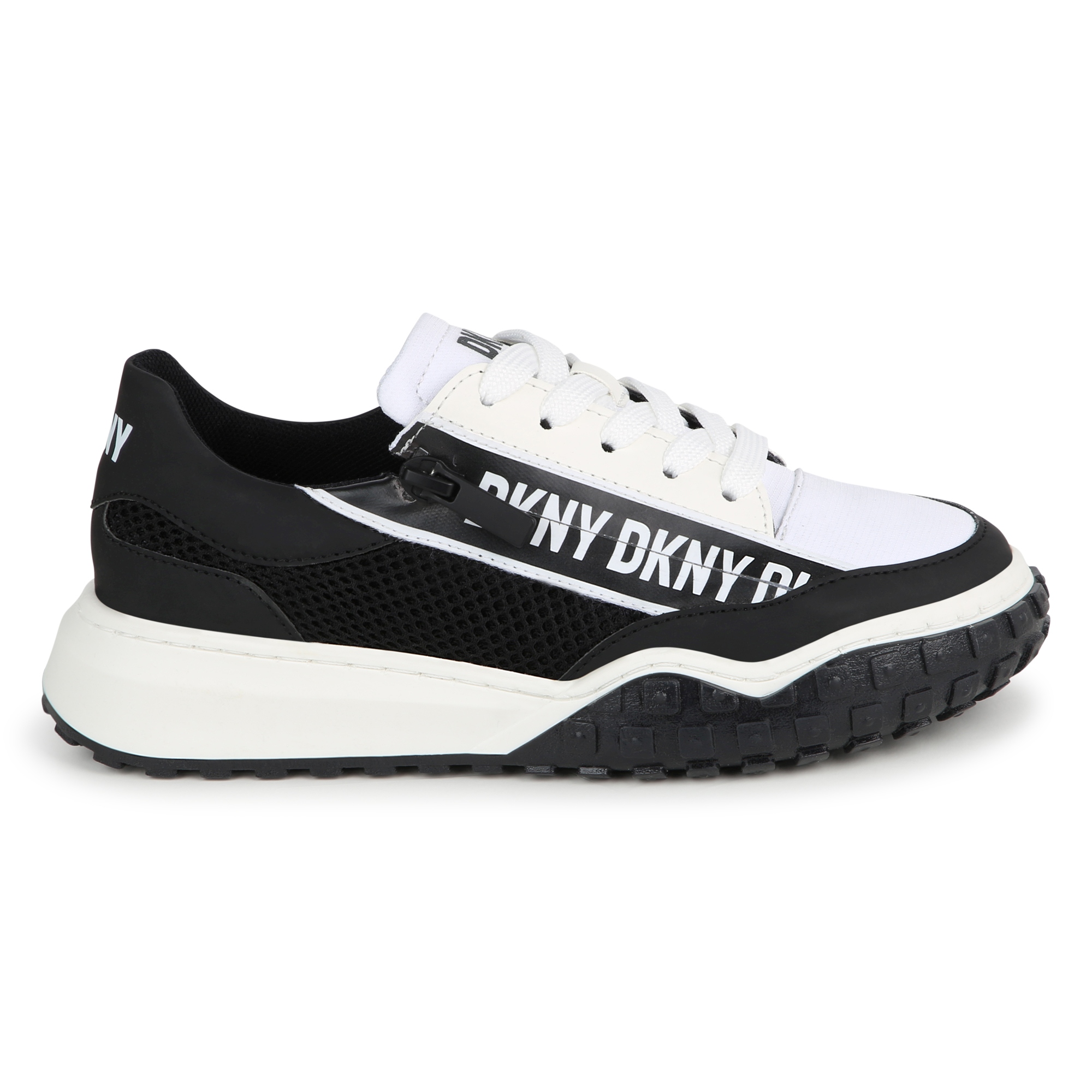 Zipped multi-material trainers DKNY for BOY
