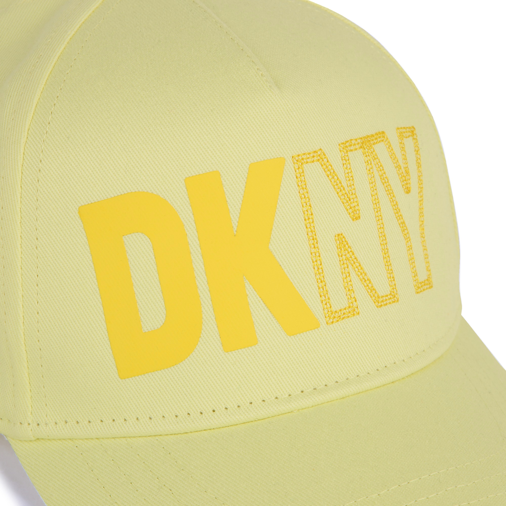 Katoenen pet met klittenband DKNY Voor