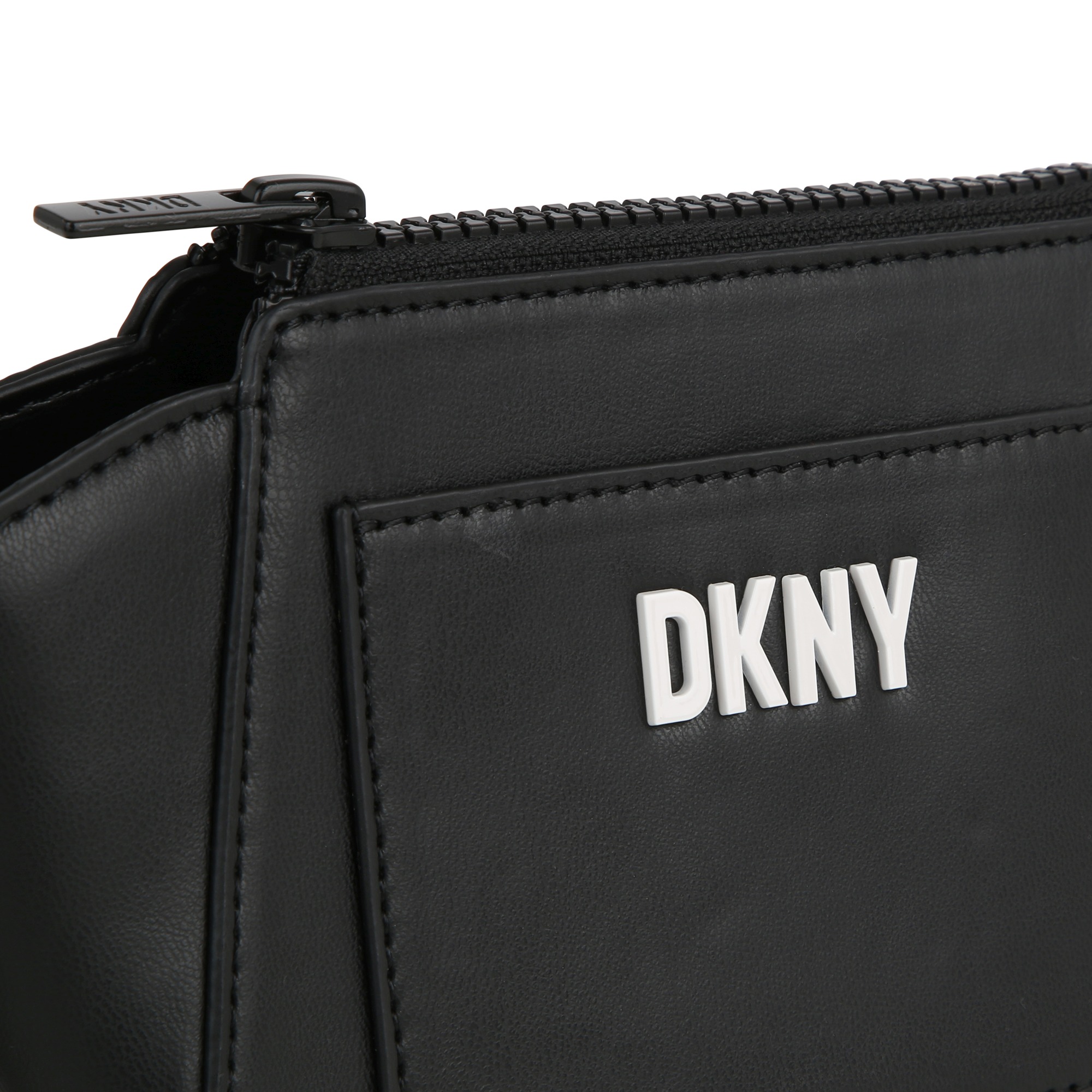 Schoudertasje van gecoate stof DKNY Voor