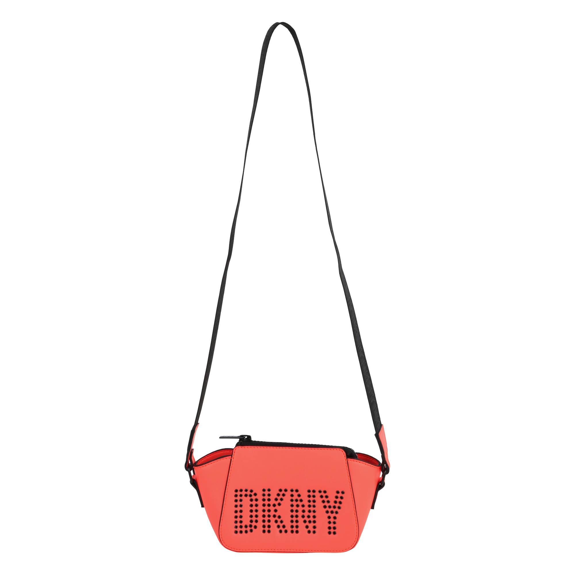 Bolso de tela revestida y logo DKNY para NIÑA