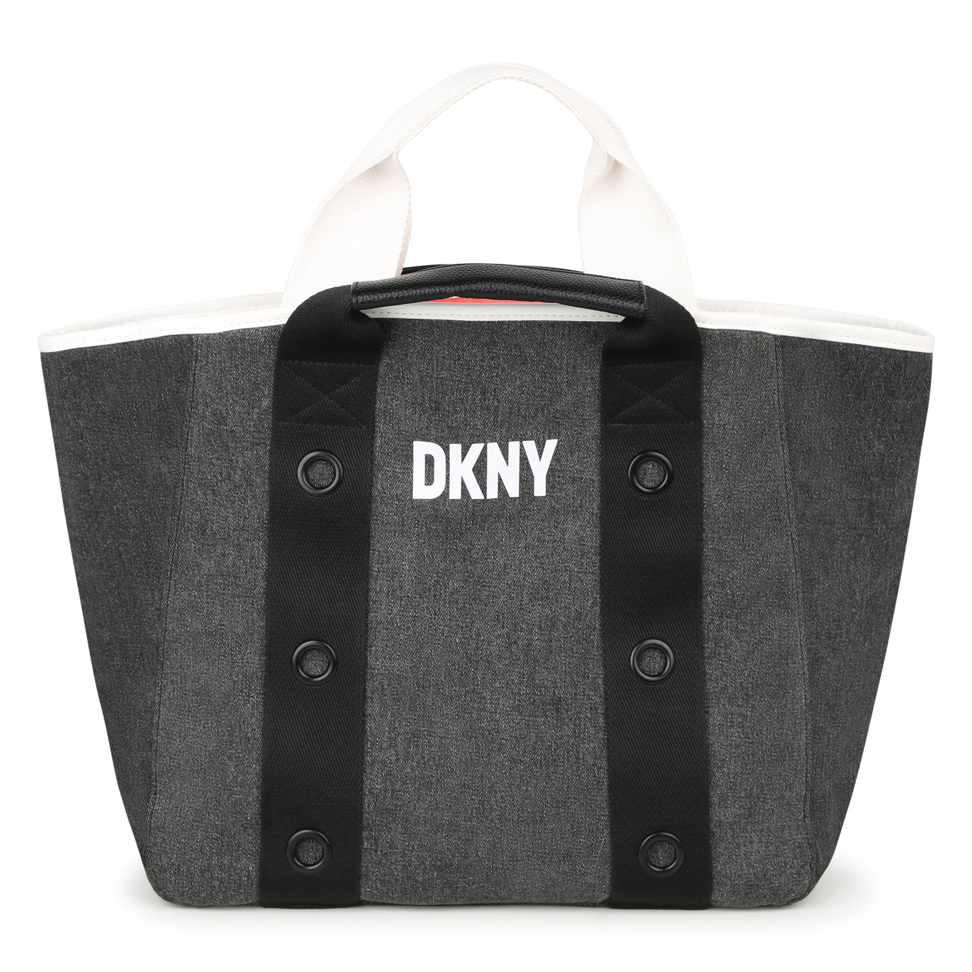 Omkeerbare shopper van katoen DKNY Voor