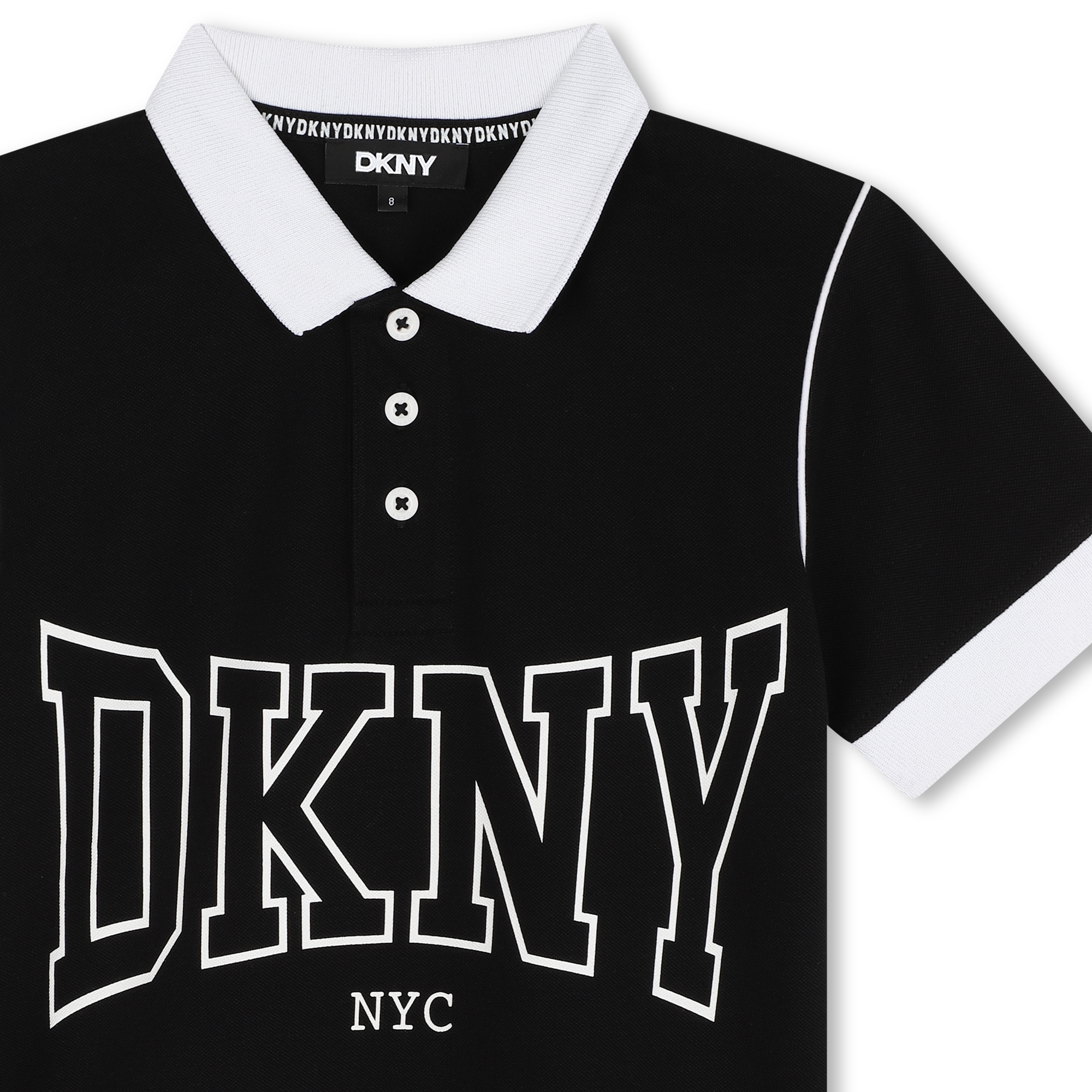 Polo met knopen in 2 kleuren DKNY Voor