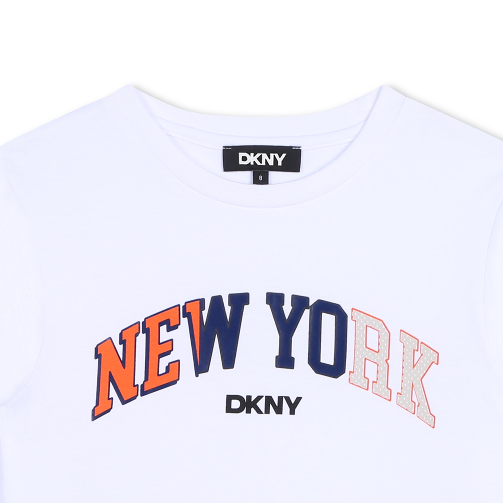 Katoenen T-shirt lange mouwen DKNY Voor