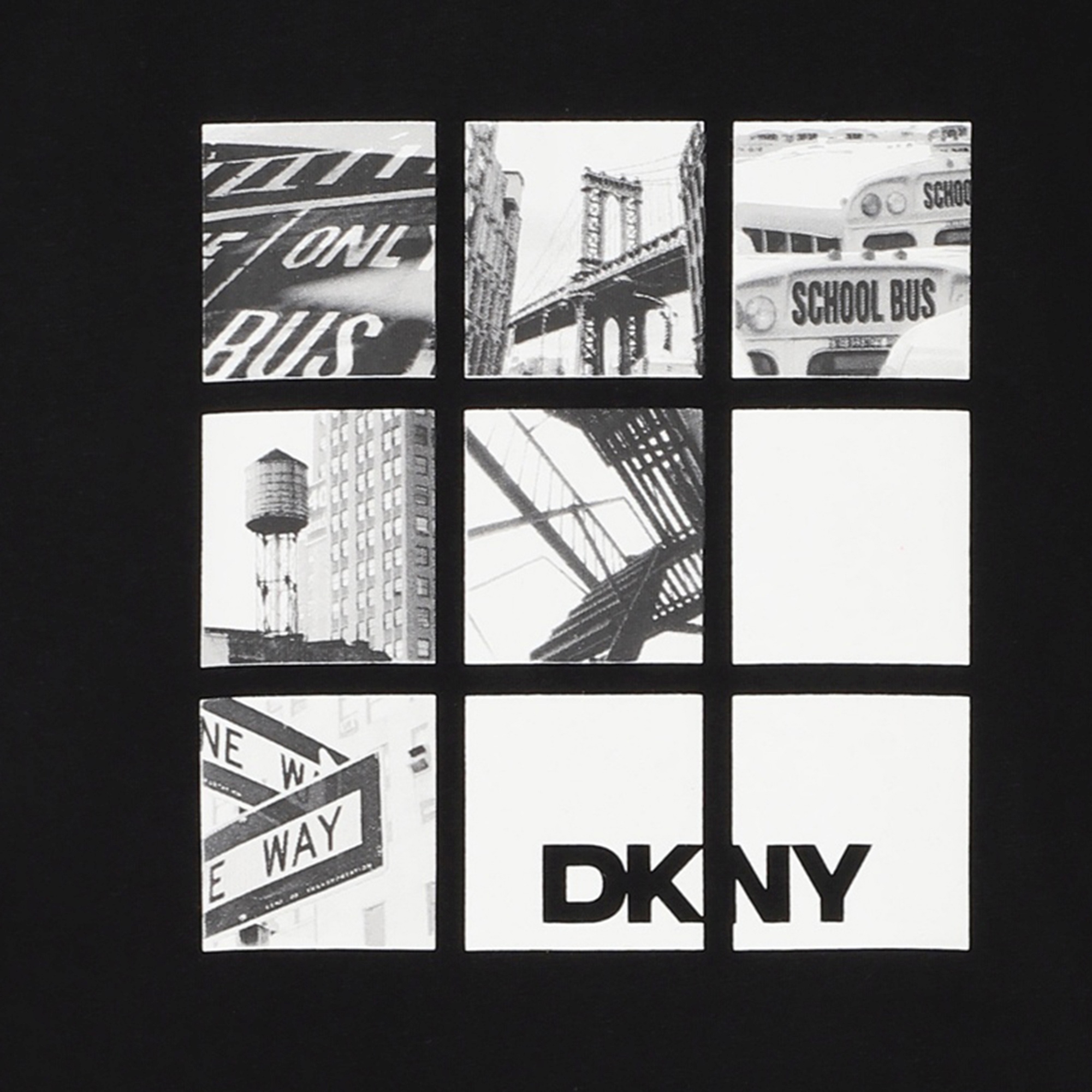 Katoenen T-shirt lange mouwen DKNY Voor