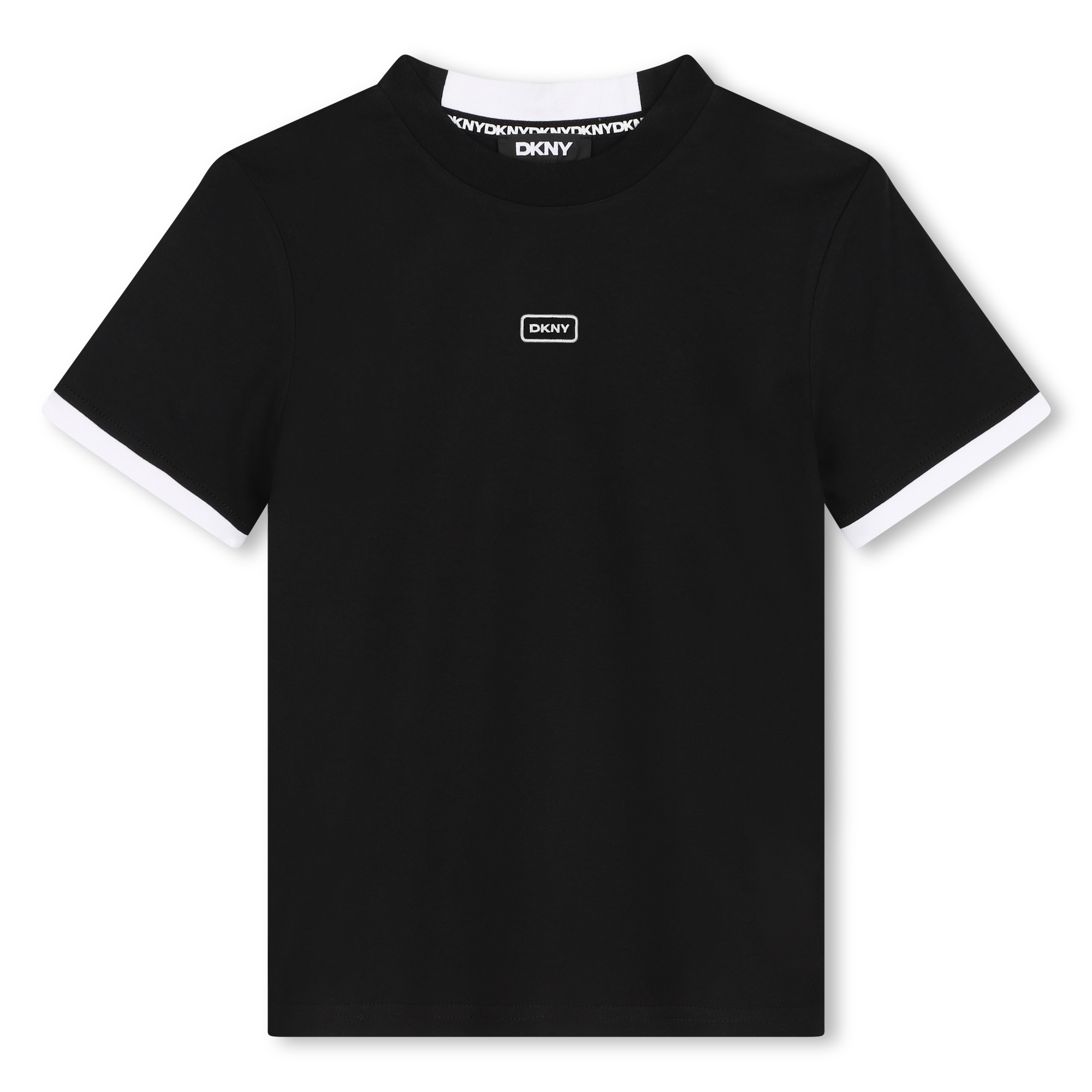 Two-tone cotton T-shirt DKNY for UNISEX