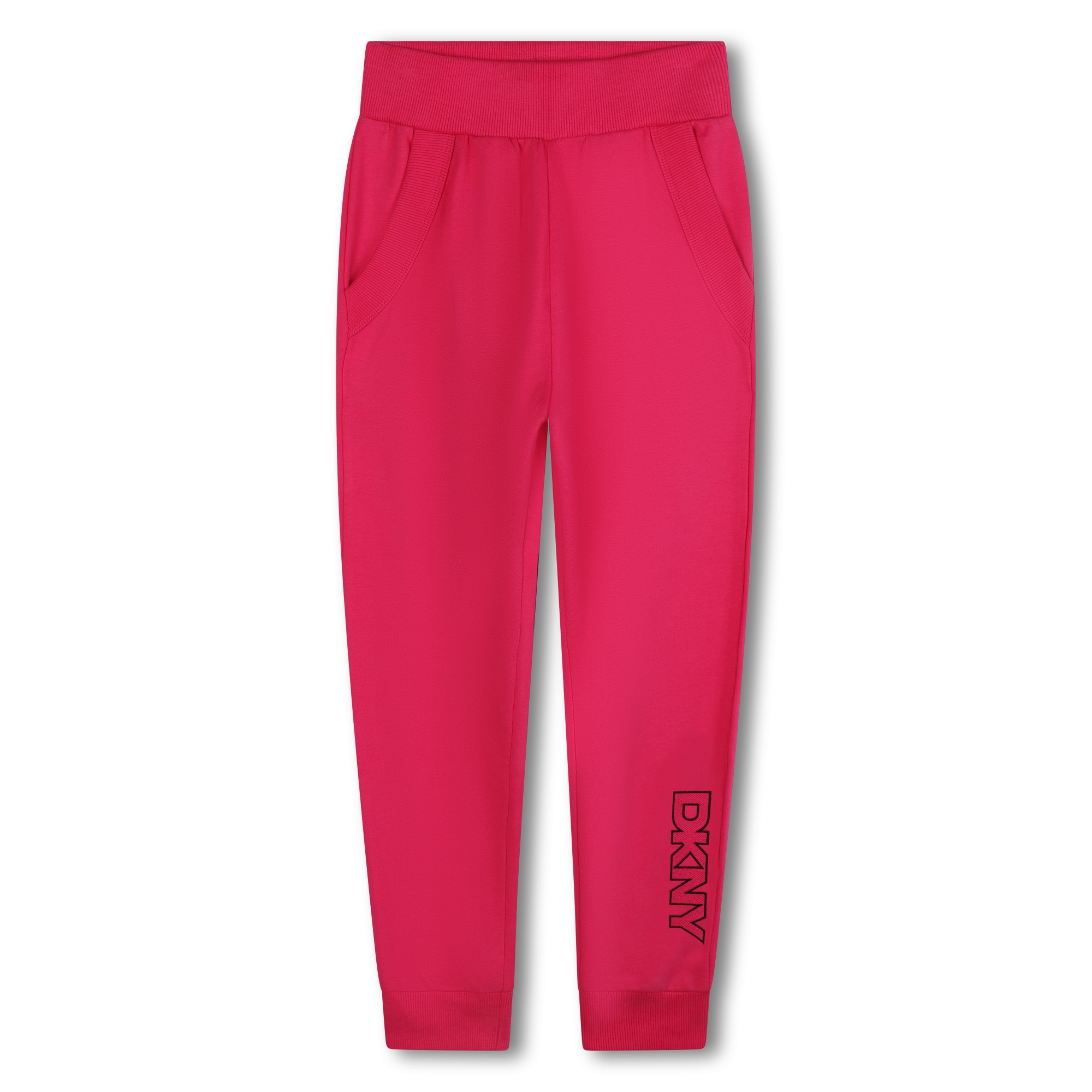 DKNY Fleece jogging bottoms unisex pink Kids around