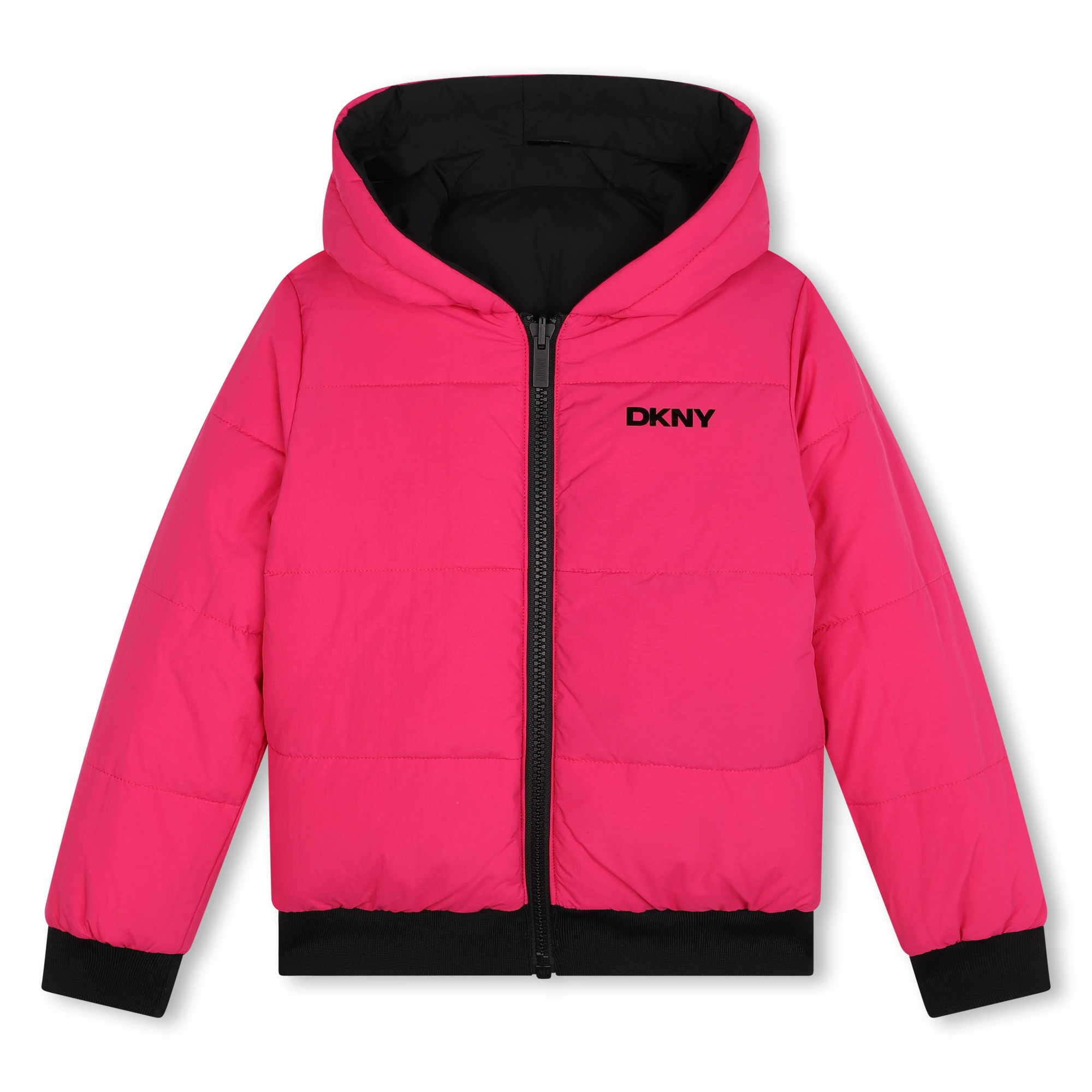 Reversible hooded puffer DKNY for UNISEX