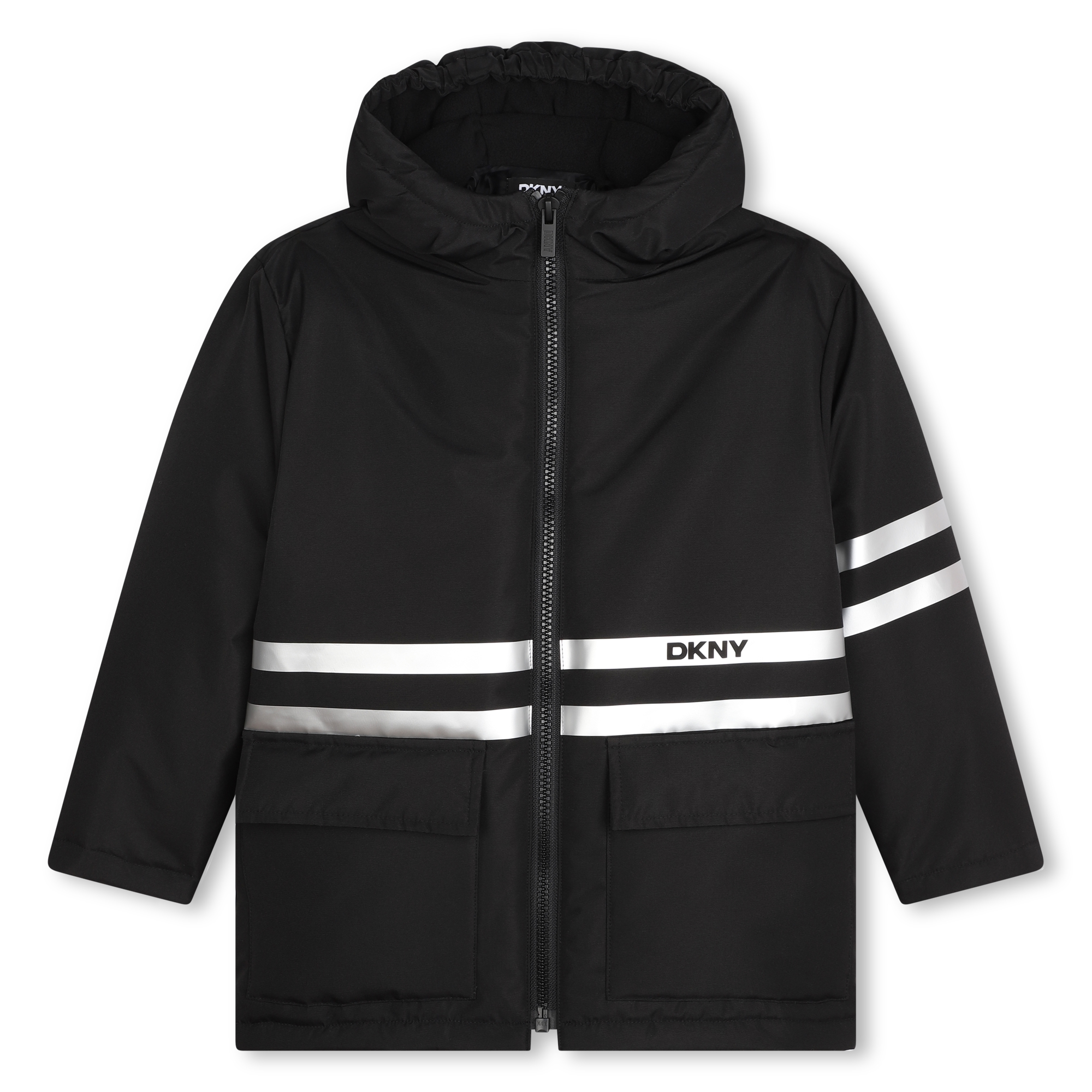 Water-repellent hooded parka DKNY for UNISEX