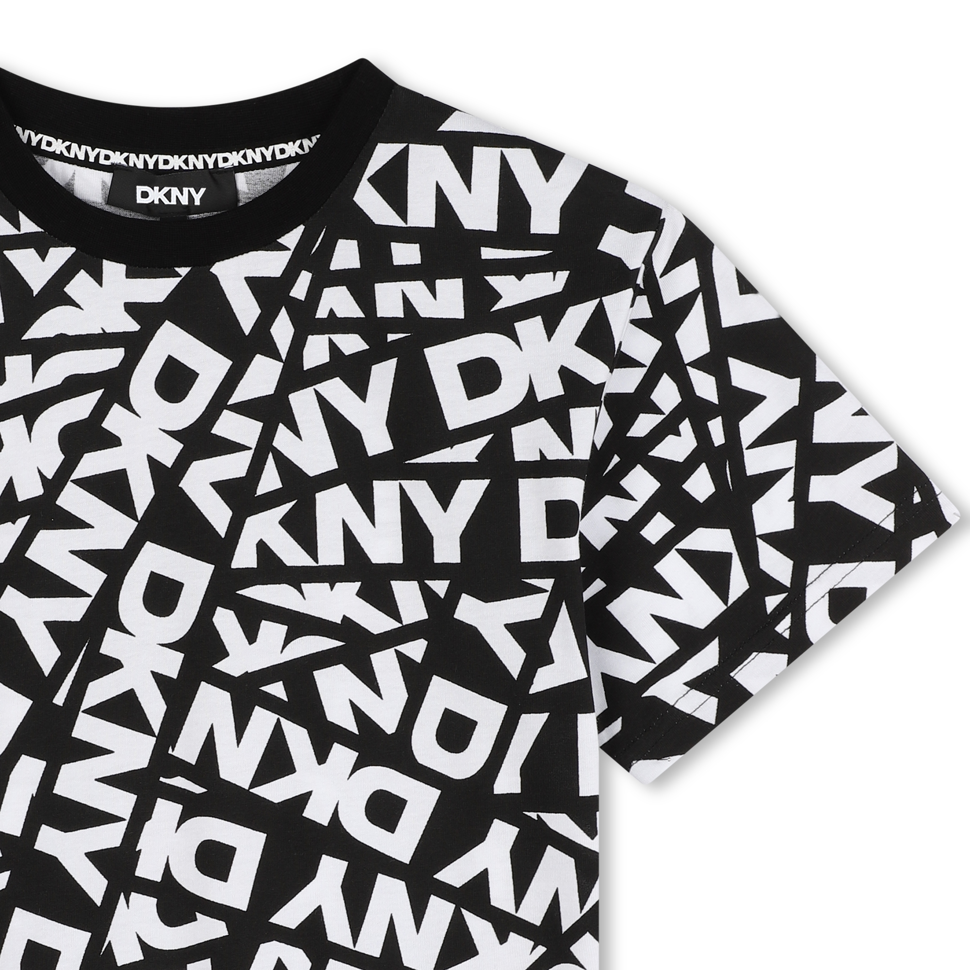 Camiseta de algodón estampada DKNY para UNISEXO