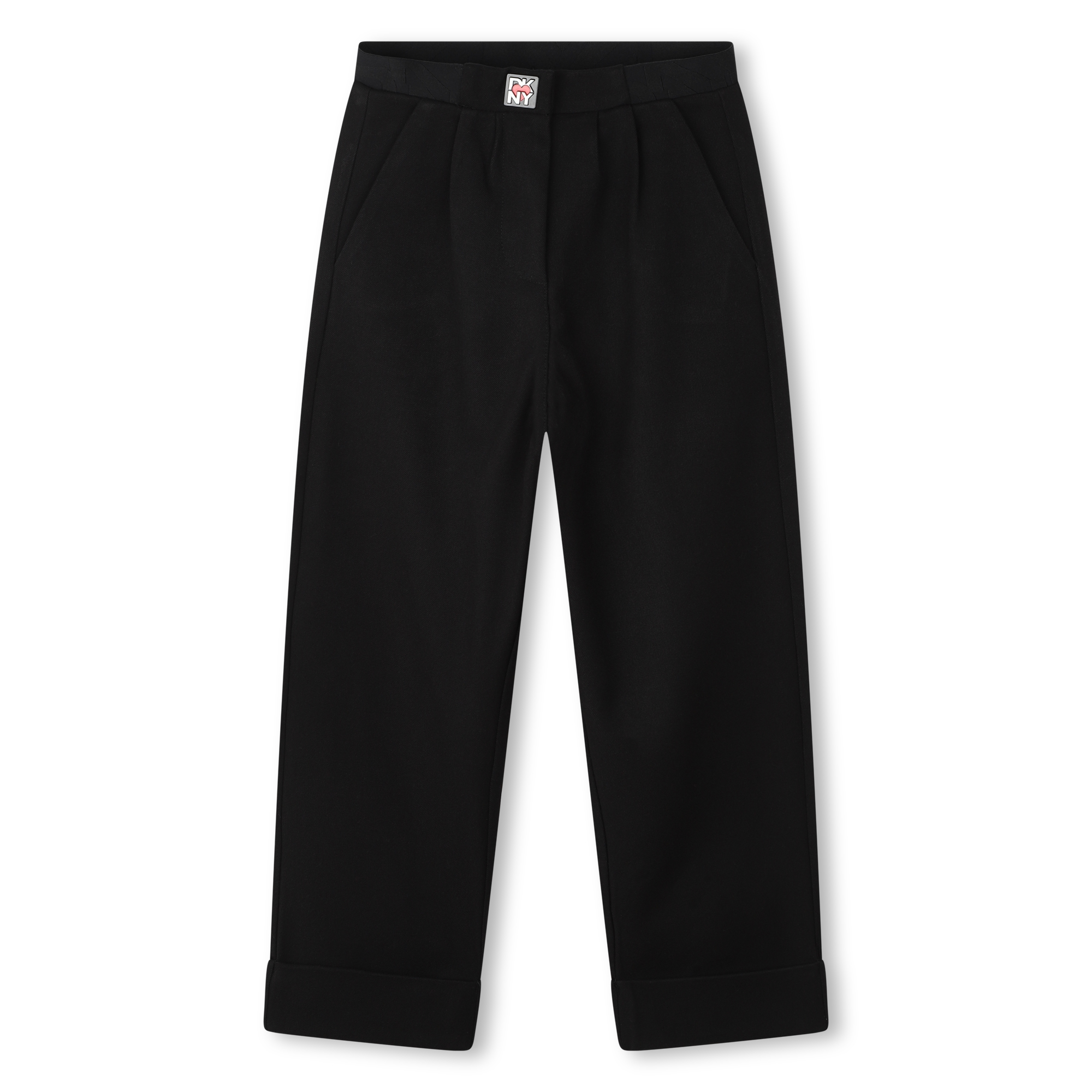 Pantalon à pinces et revers DKNY pour FILLE