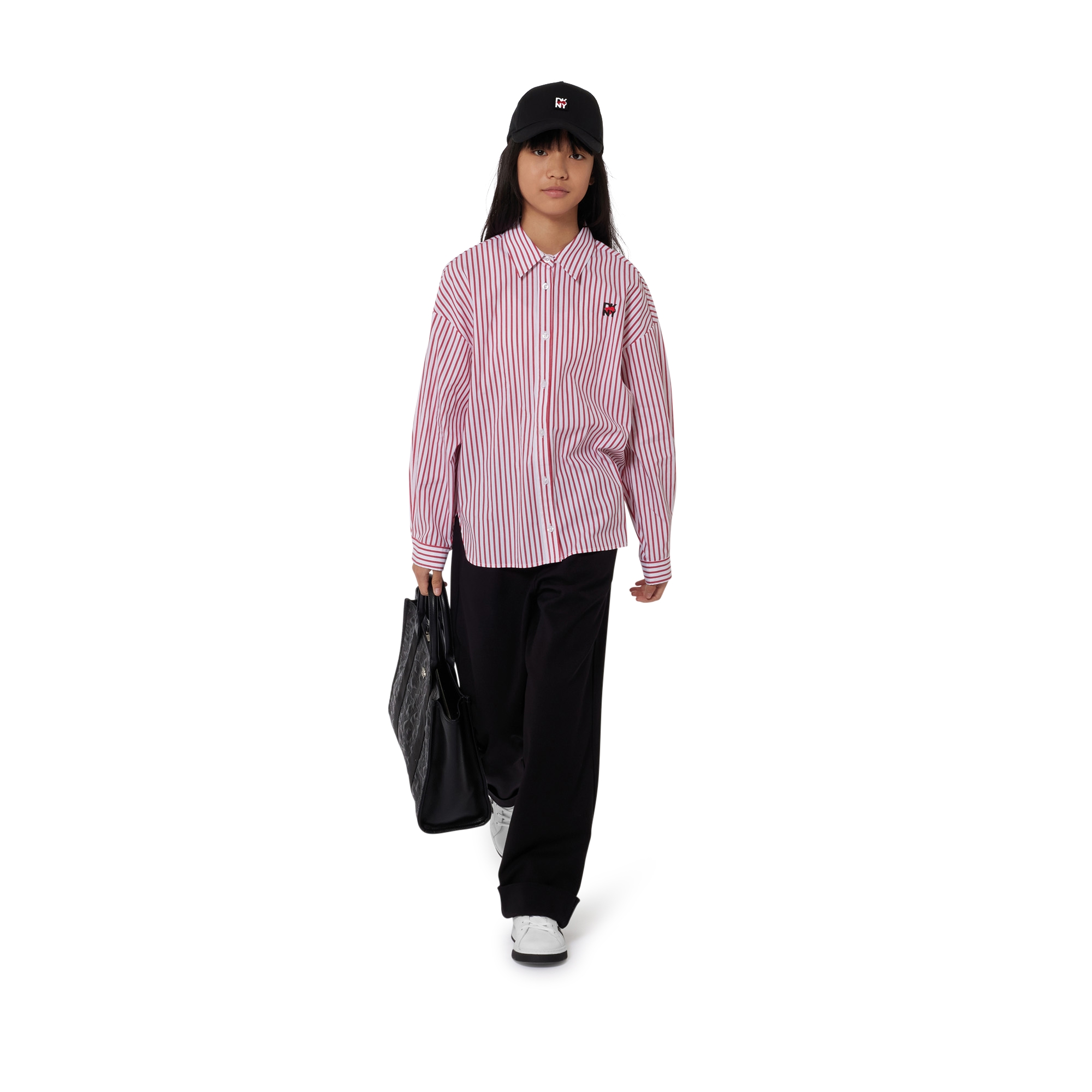 Pleated roll-up trousers DKNY for GIRL