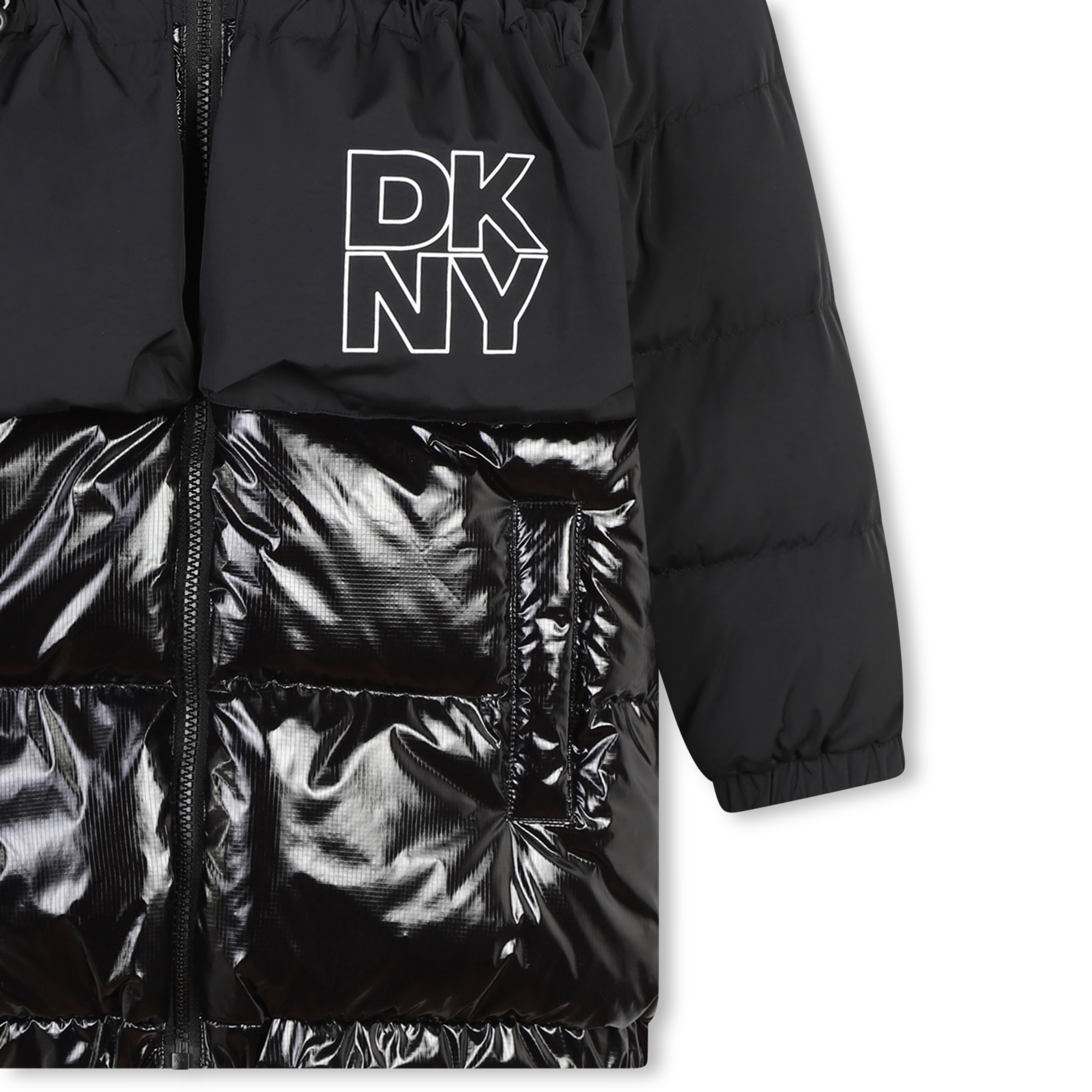 Doudoune à capuche DKNY pour FILLE