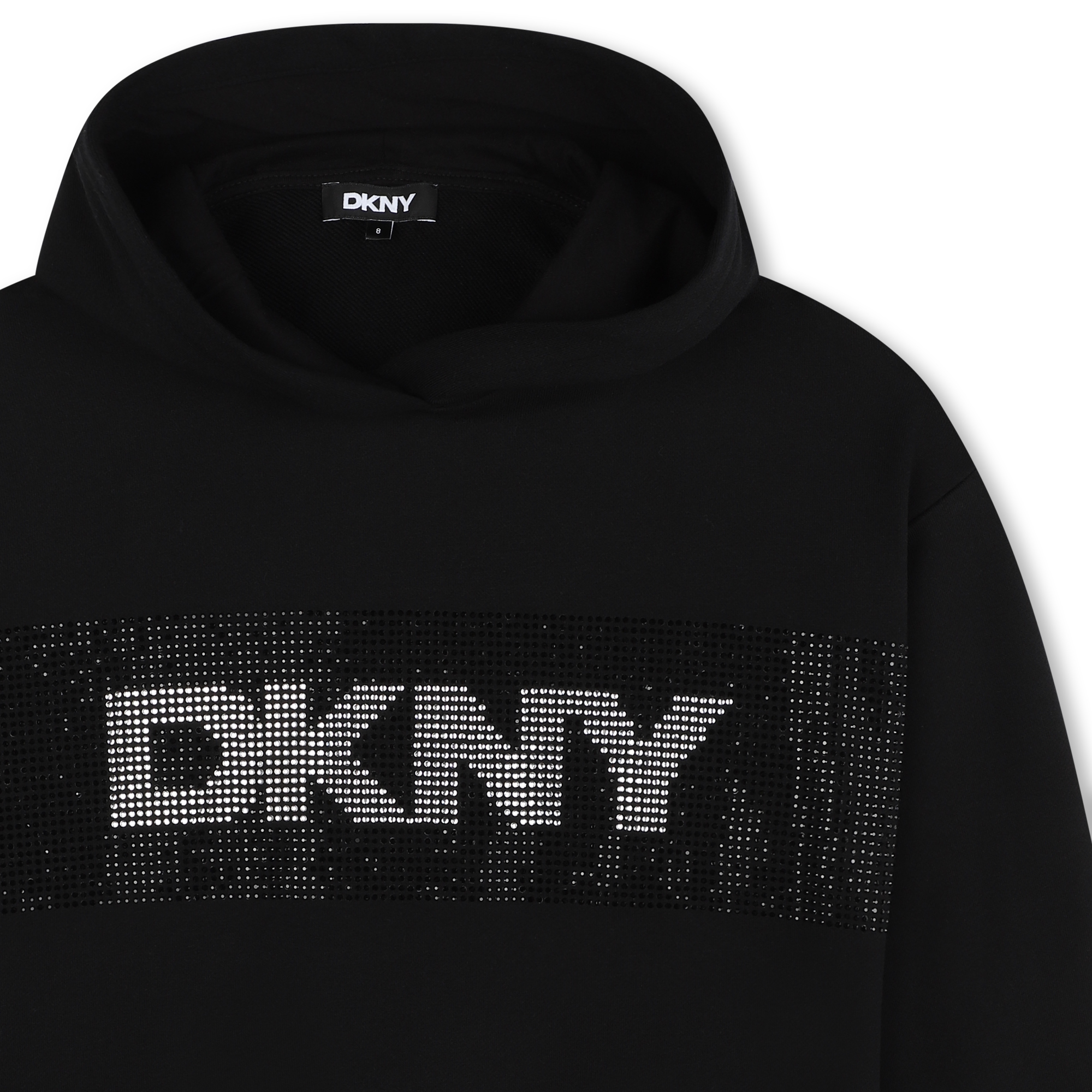 Robe à capuche en molleton DKNY pour FILLE