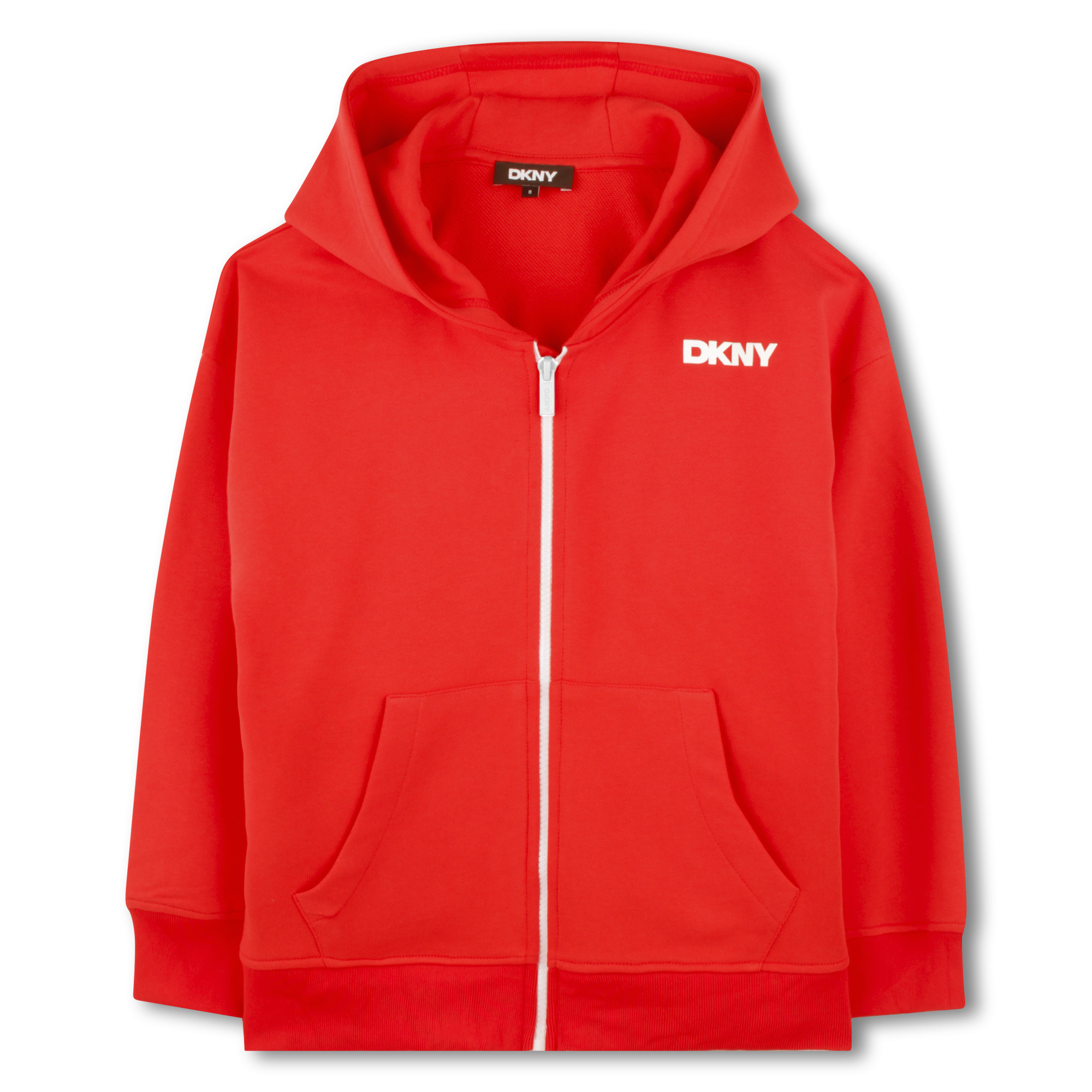 Fleece hooded cardigan DKNY for BOY