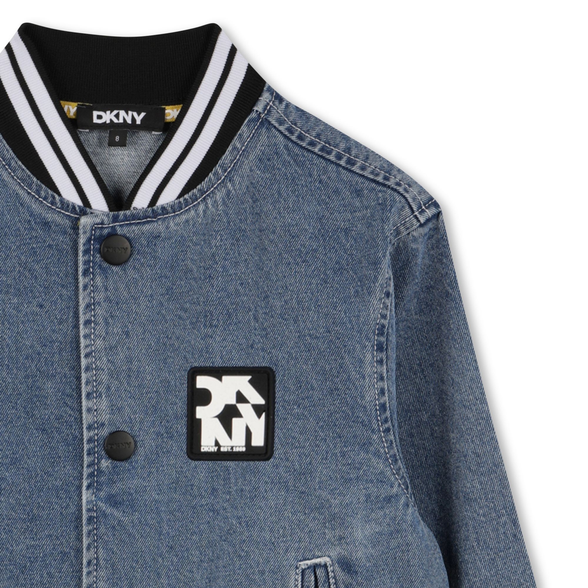 Veste en jean pressionnée DKNY pour GARCON