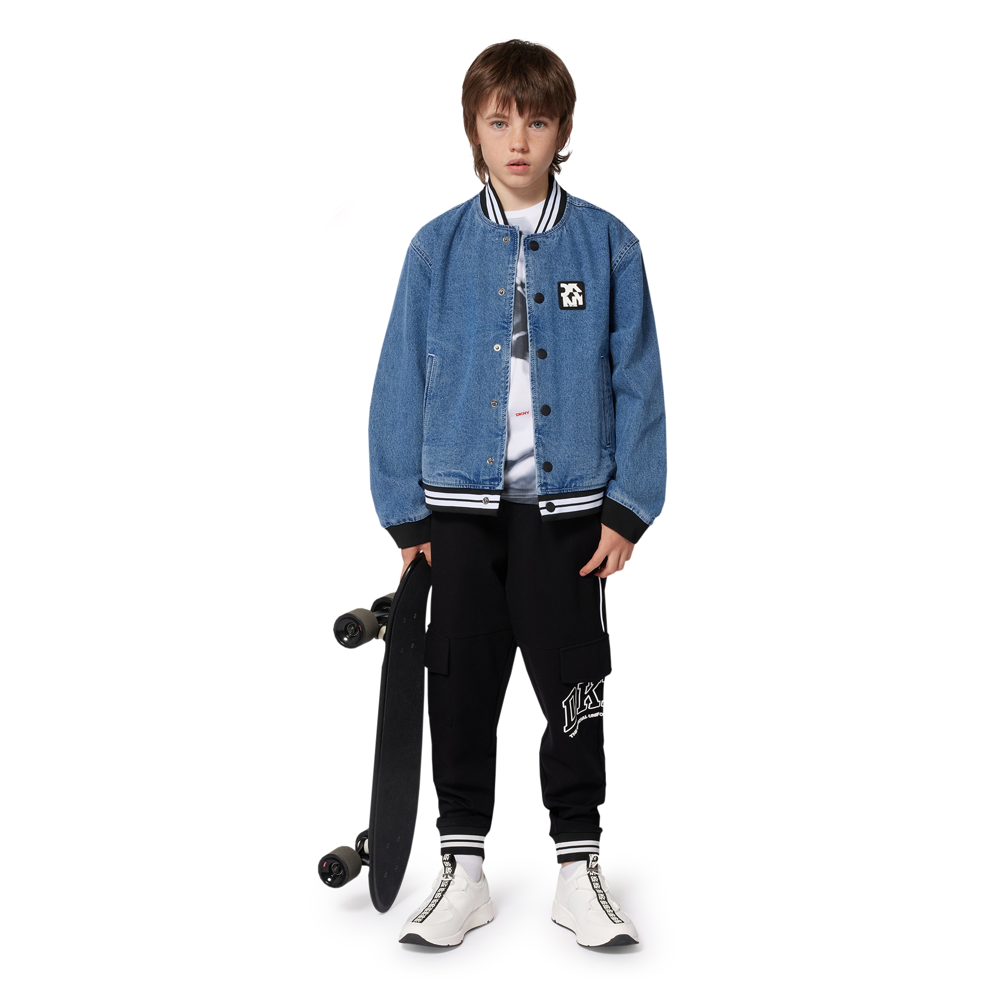 Denim press-stud jacket DKNY for BOY