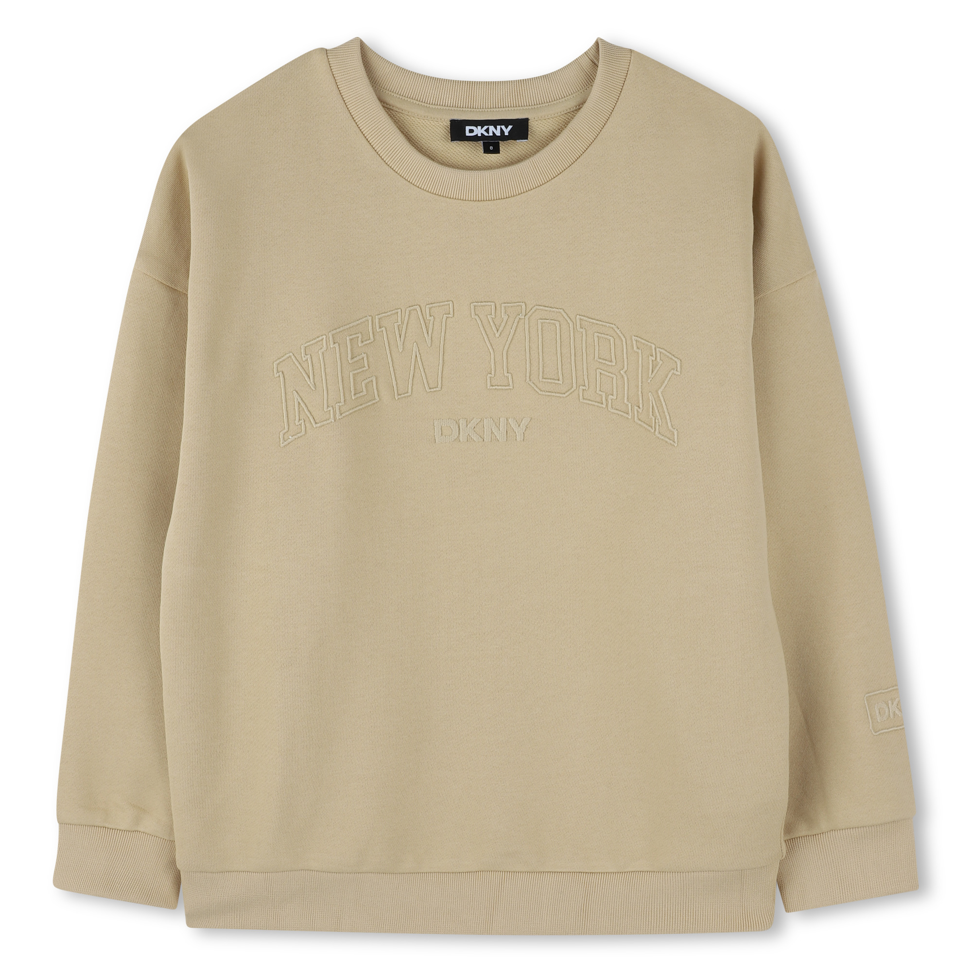 Sudadera de muletón de algodón DKNY para UNISEXO