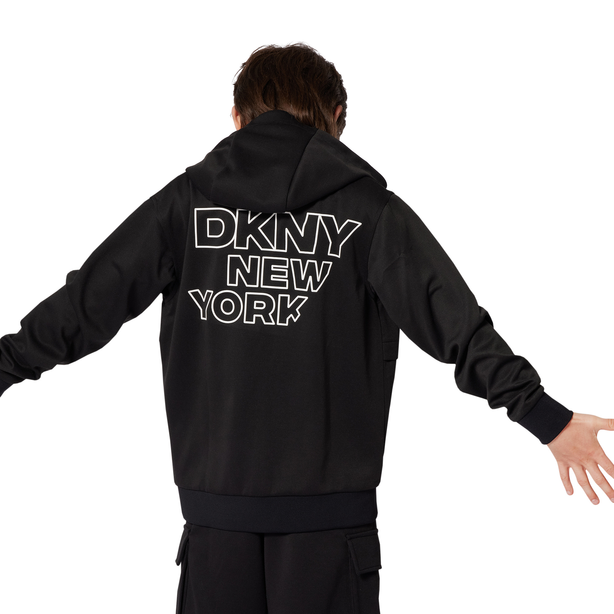 Raised print sweatshirt DKNY for UNISEX