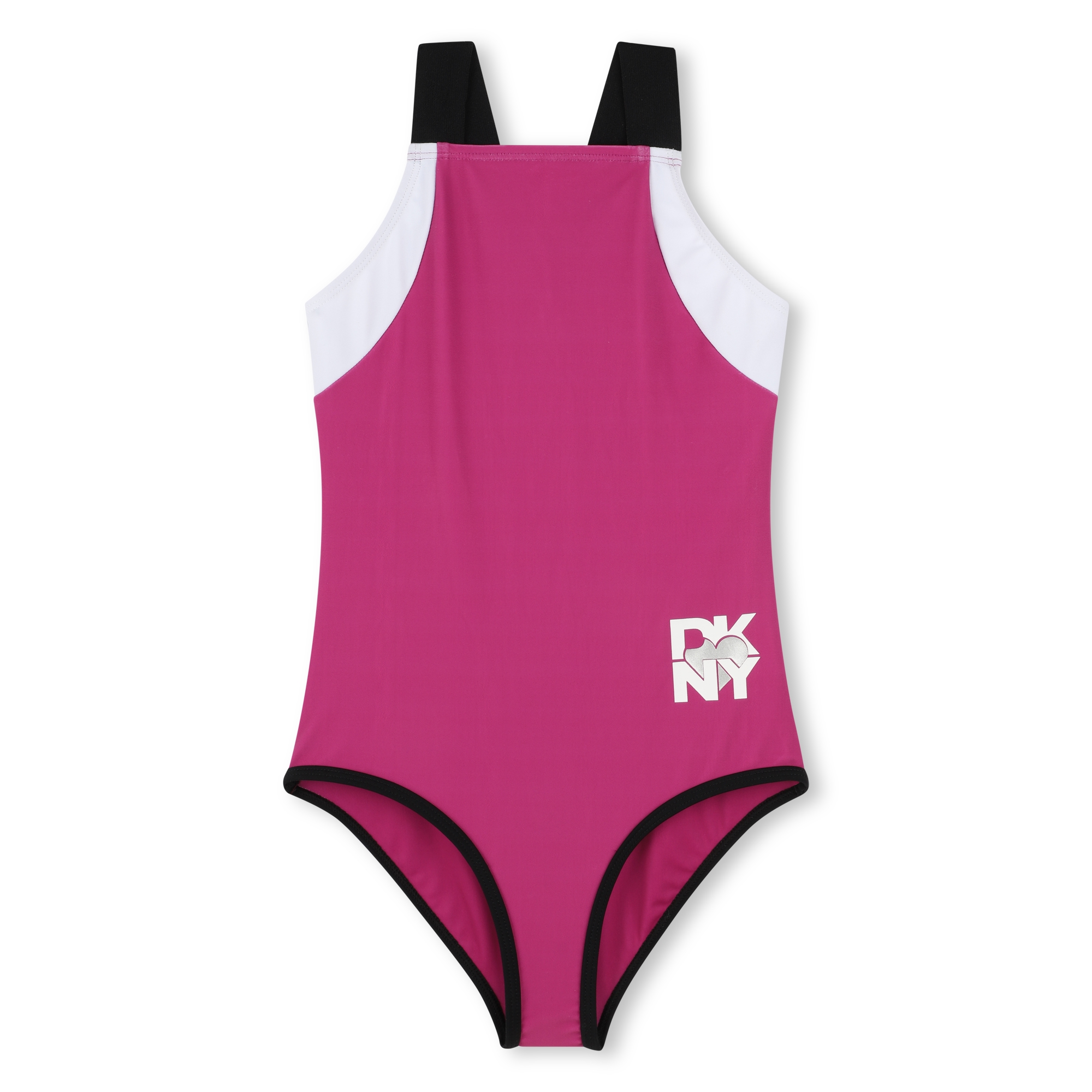 Tricolour one-piece swimsuit DKNY for GIRL