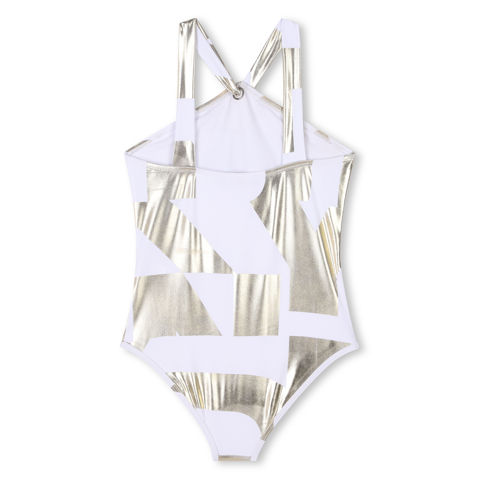 One-piece logo print swimsuit DKNY for GIRL