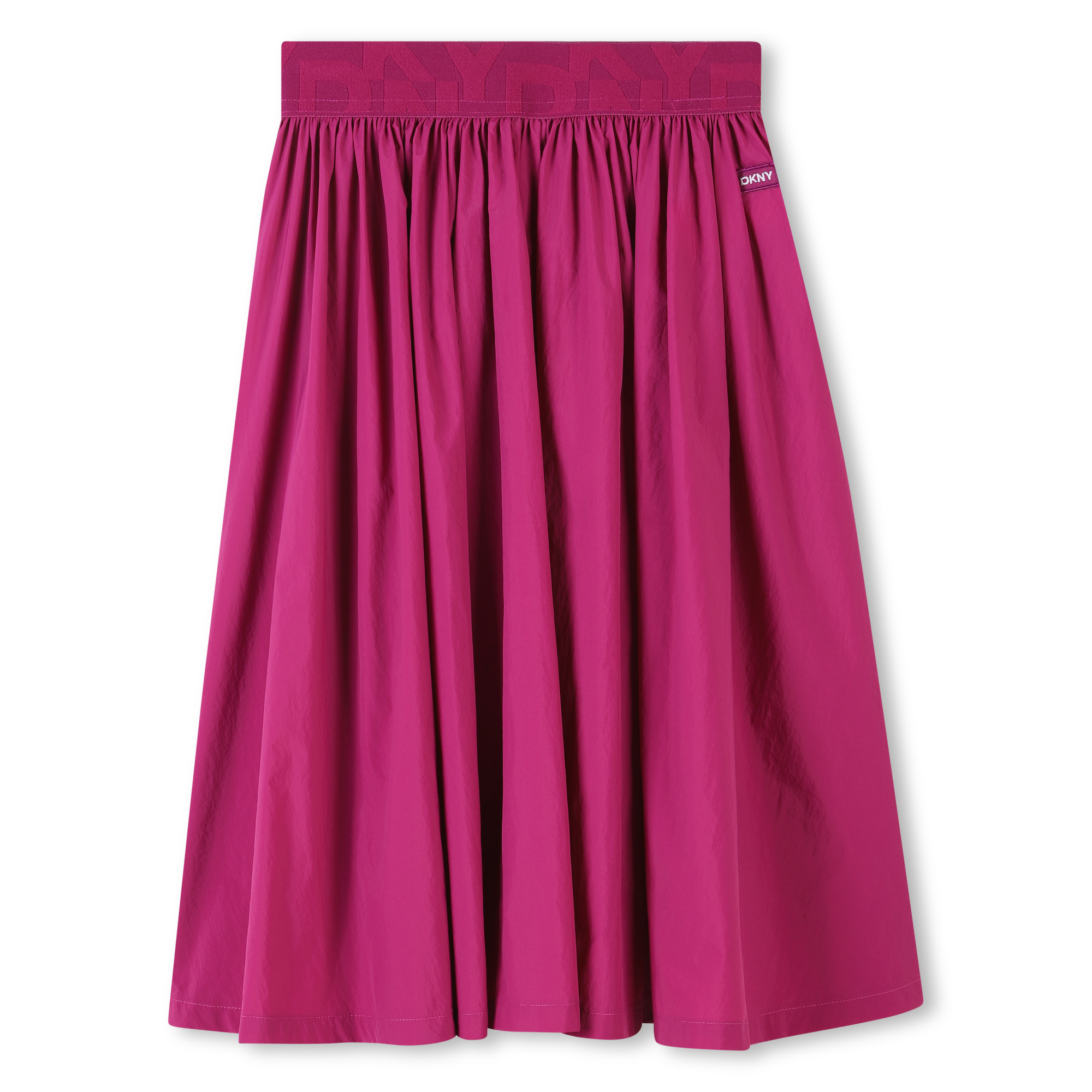 Jupe midi à taille élastiquée DKNY pour FILLE